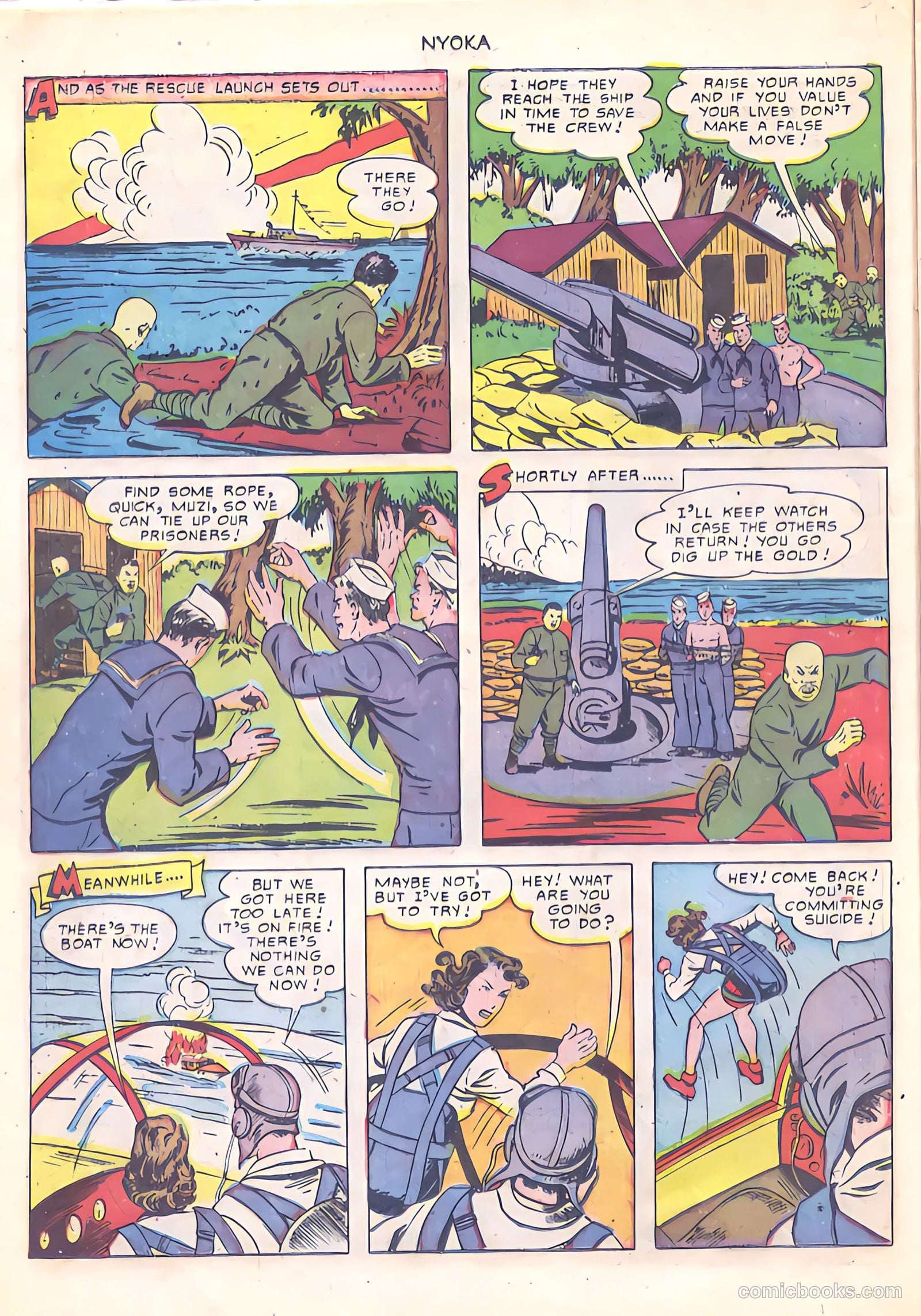 Nyoka the Jungle Girl #52 — page 14 of 36