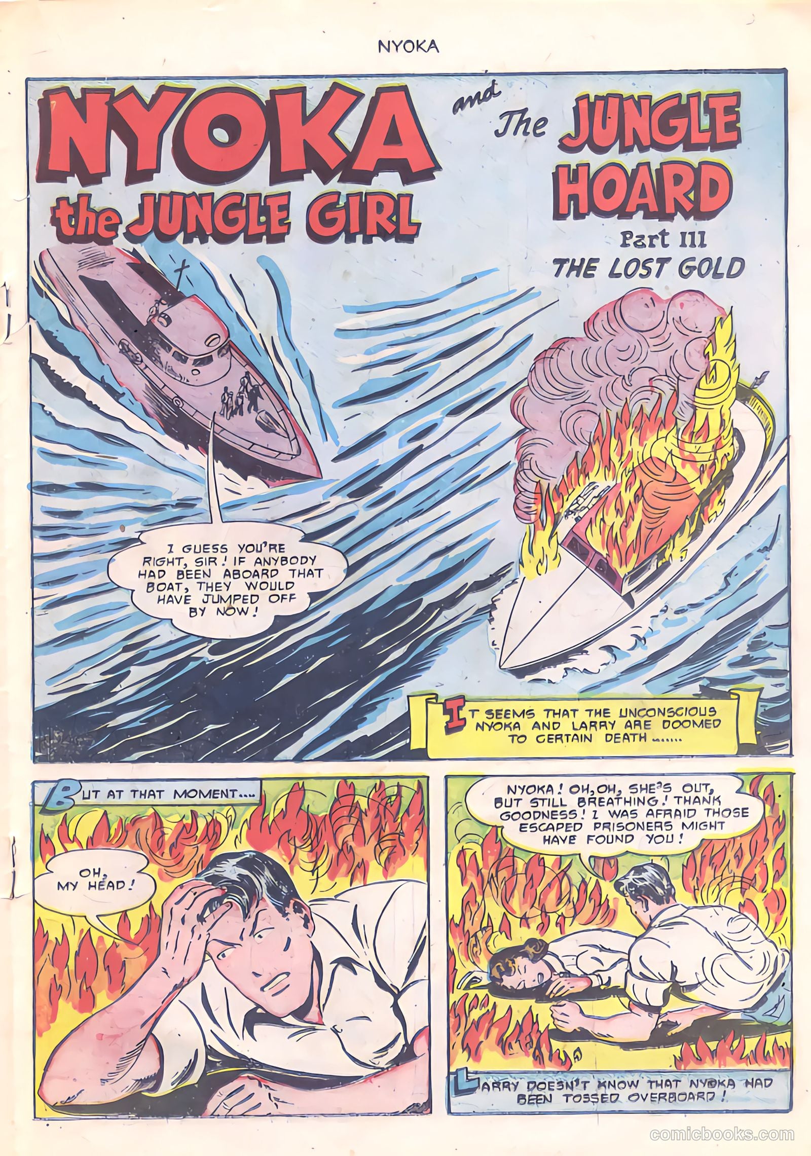 Nyoka the Jungle Girl #52 — page 19 of 36
