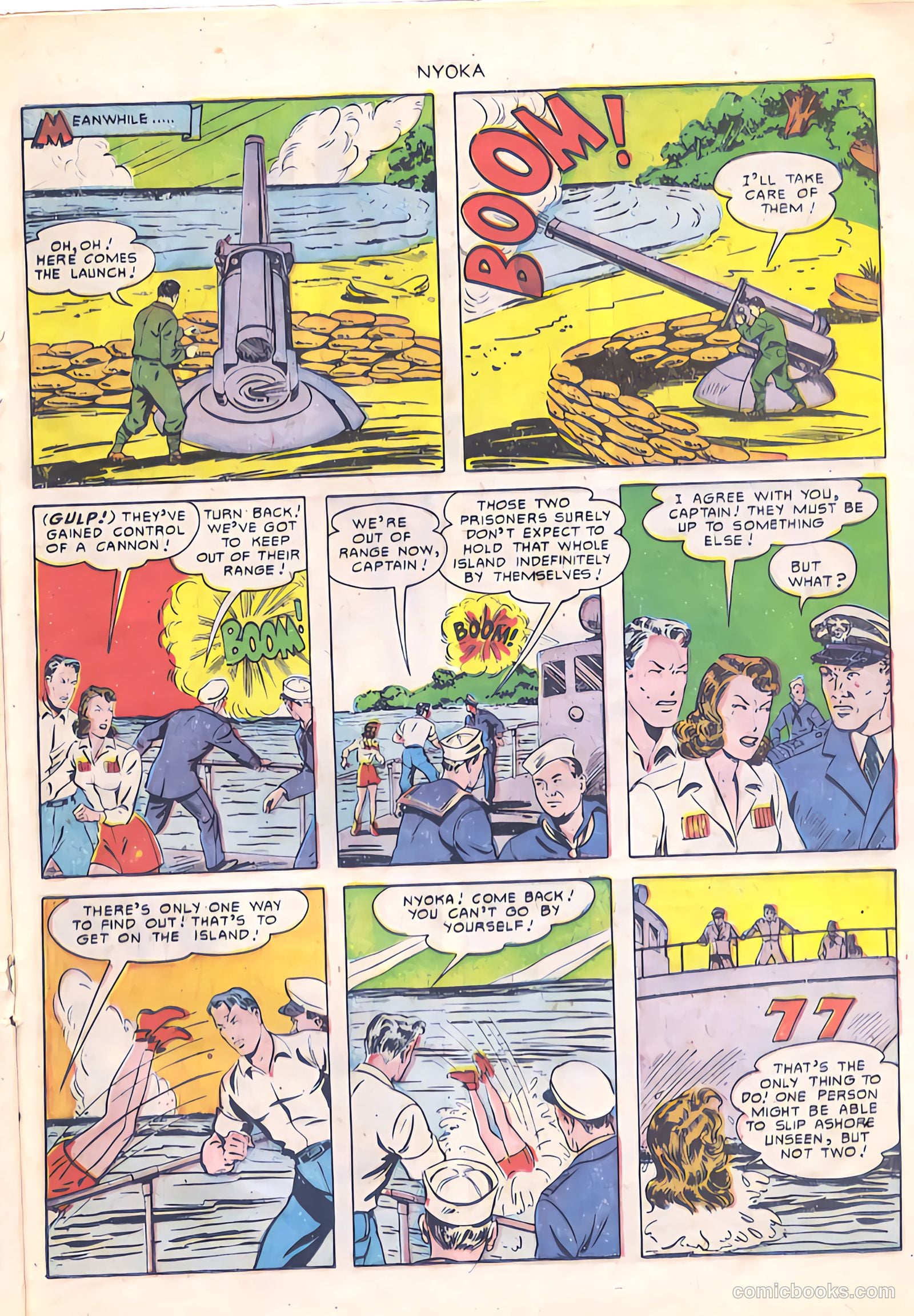 Nyoka the Jungle Girl #52 — page 21 of 36
