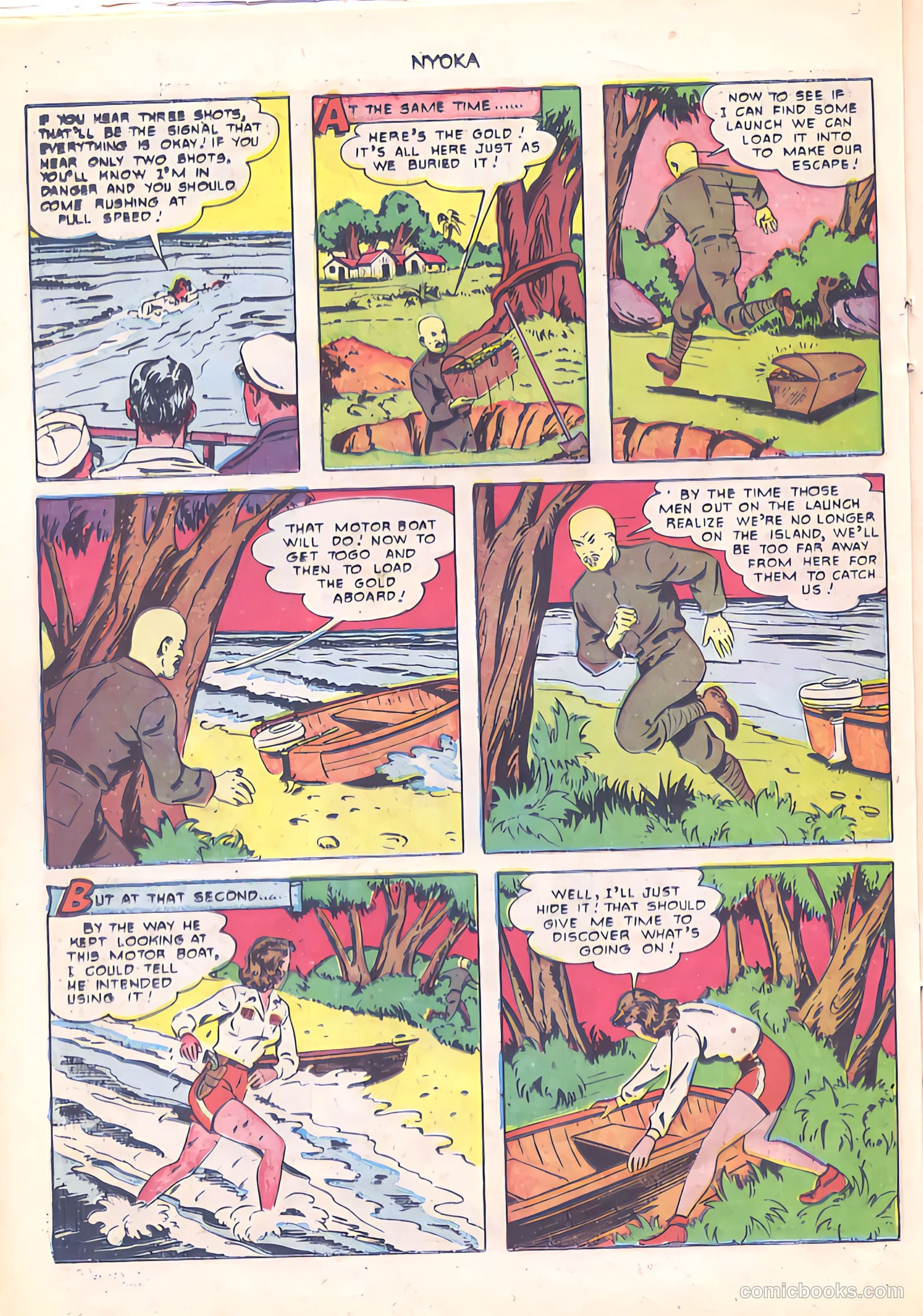 Nyoka the Jungle Girl #52 — page 22 of 36