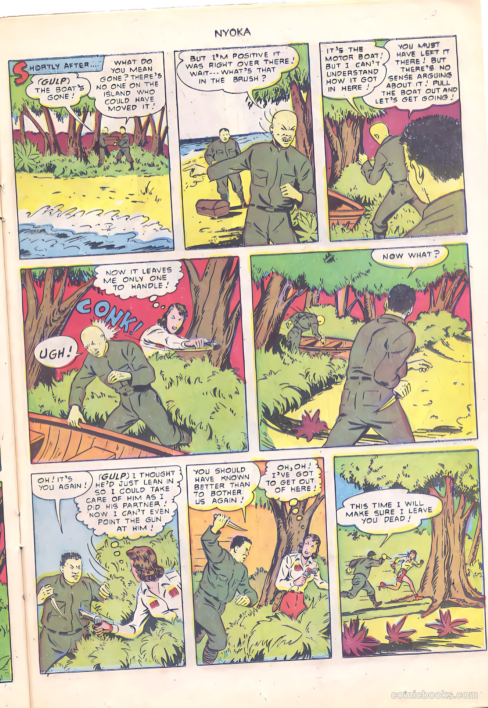 Nyoka the Jungle Girl #52 — page 23 of 36