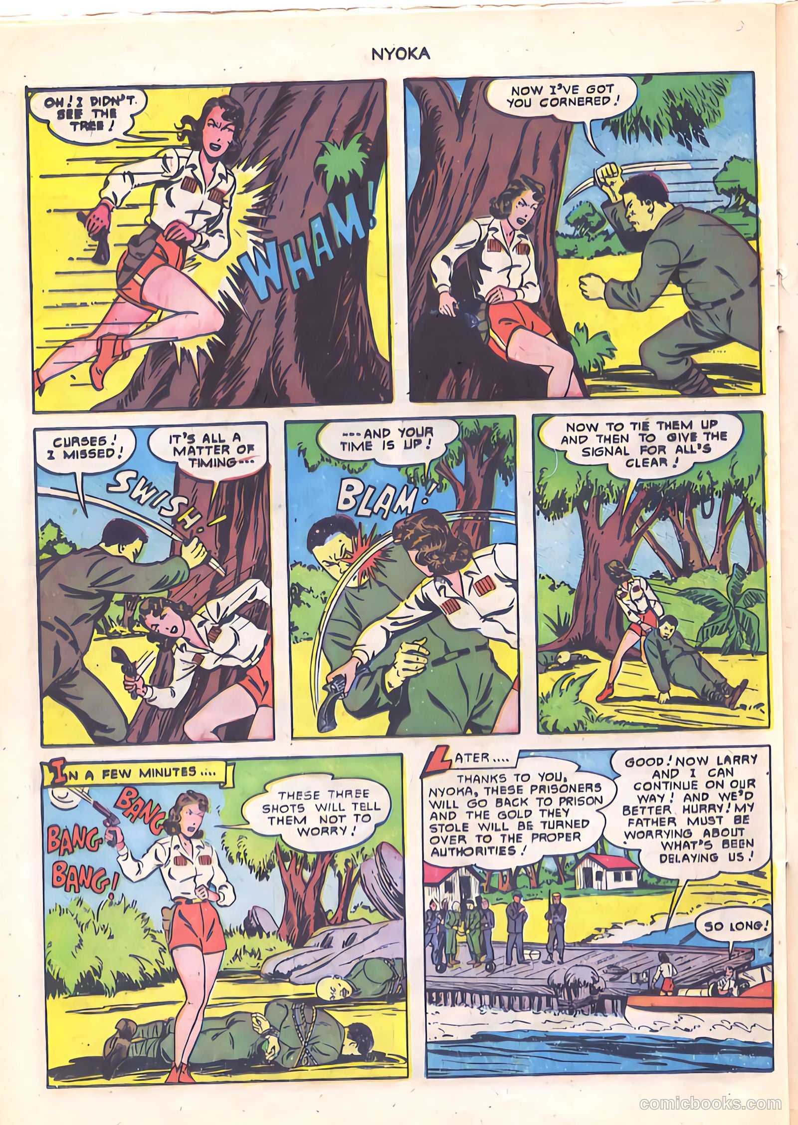 Nyoka the Jungle Girl #52 — page 24 of 36