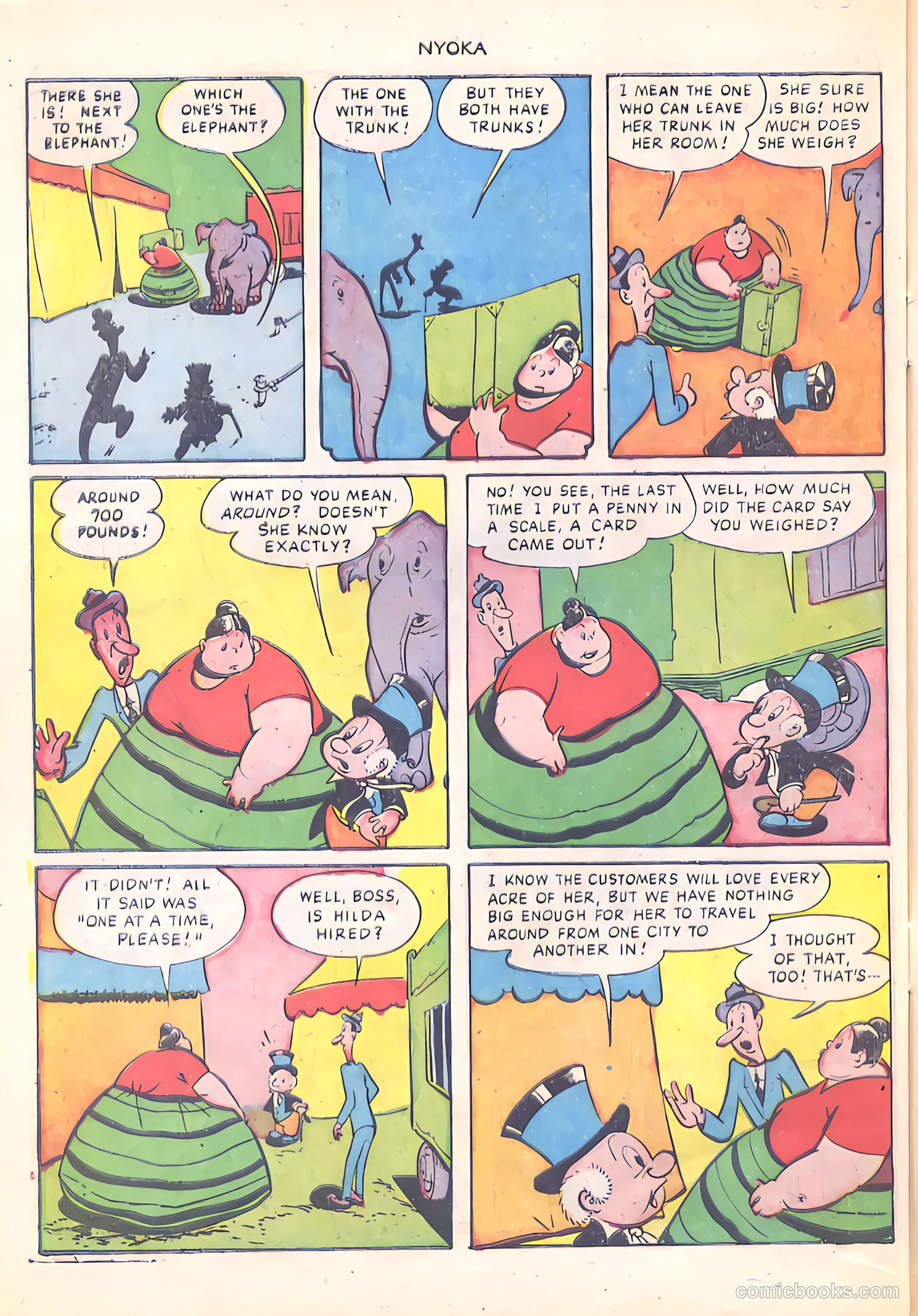 Nyoka the Jungle Girl #52 — page 30 of 36