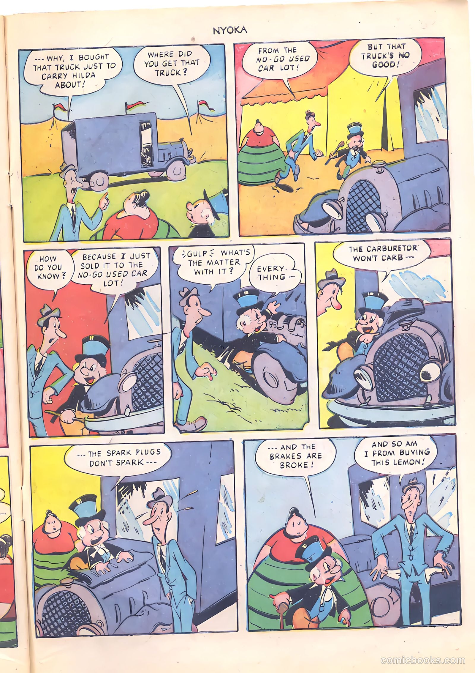 Nyoka the Jungle Girl #52 — page 31 of 36