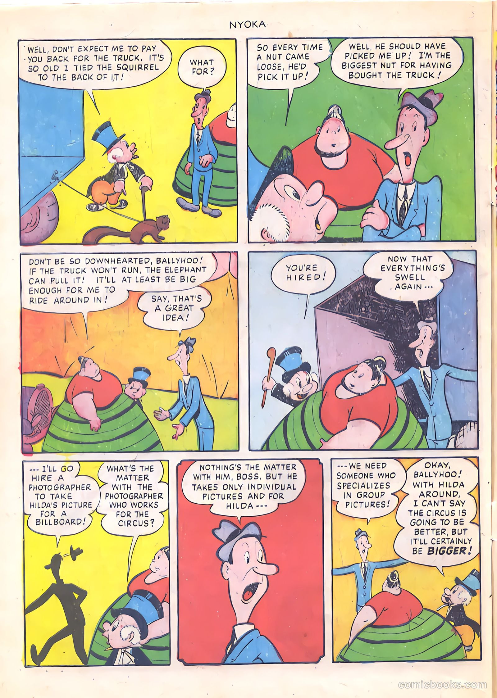 Nyoka the Jungle Girl #52 — page 32 of 36