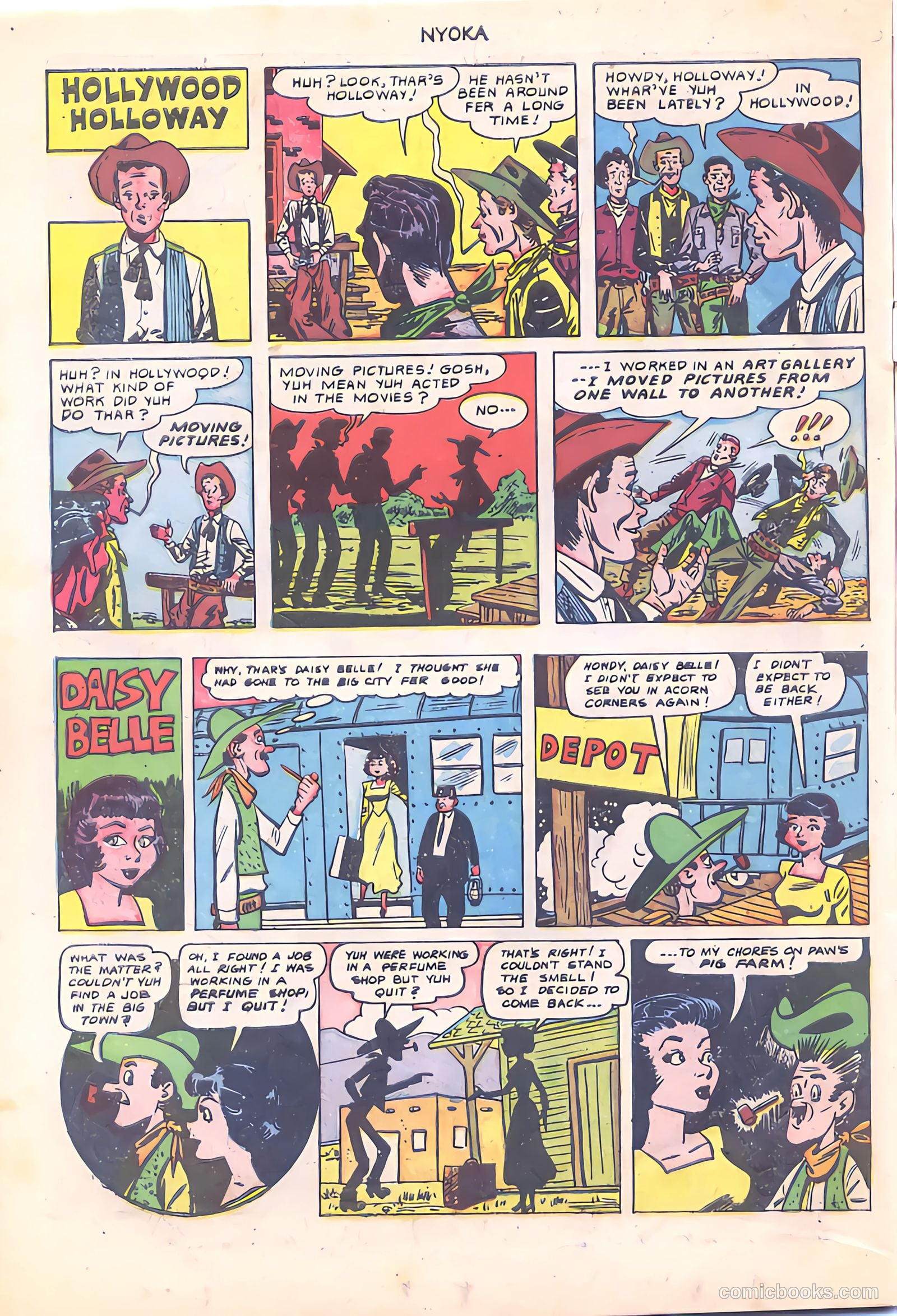 Nyoka the Jungle Girl #52 — page 34 of 36