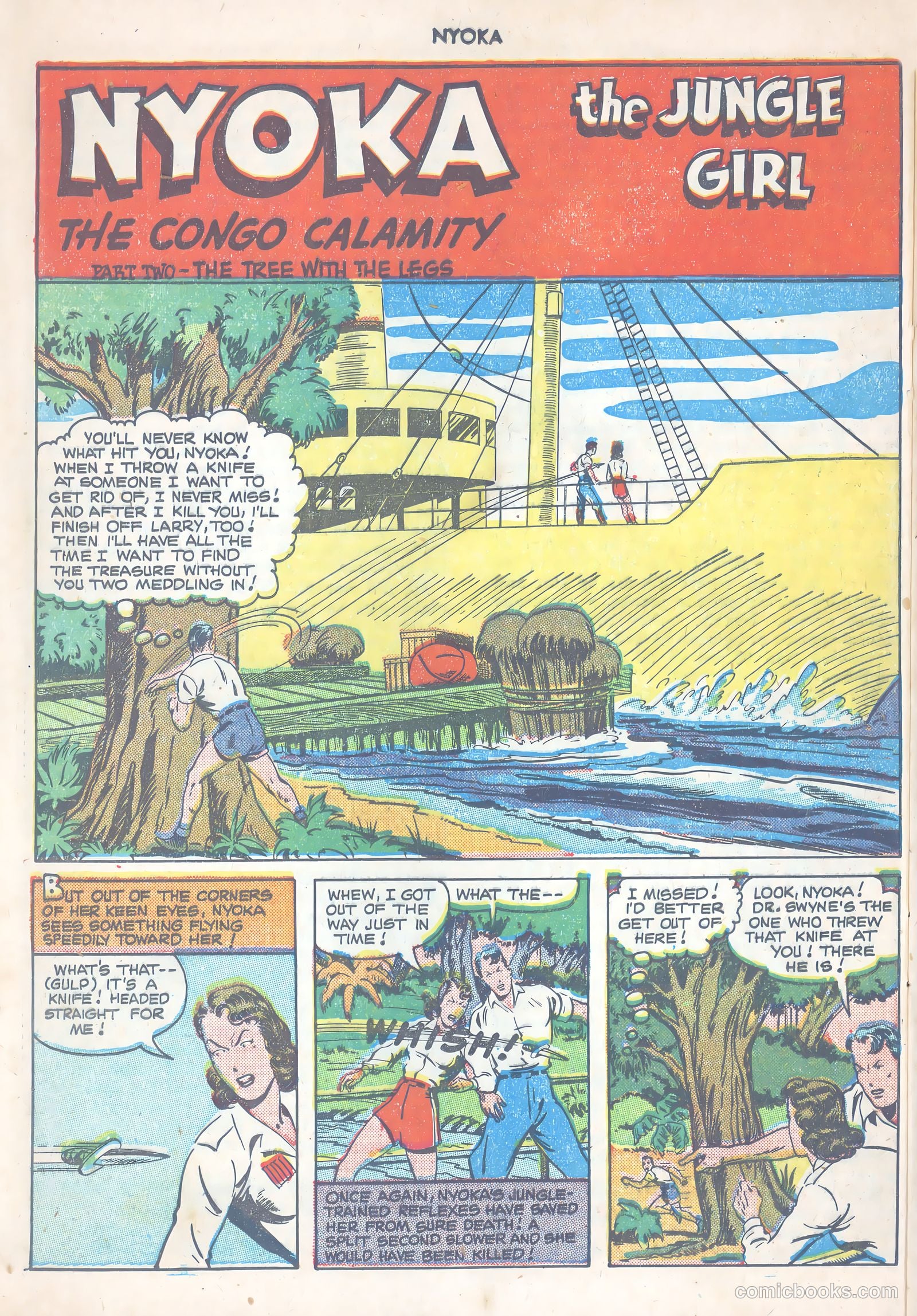 Nyoka the Jungle Girl #53 — page 36 of 52