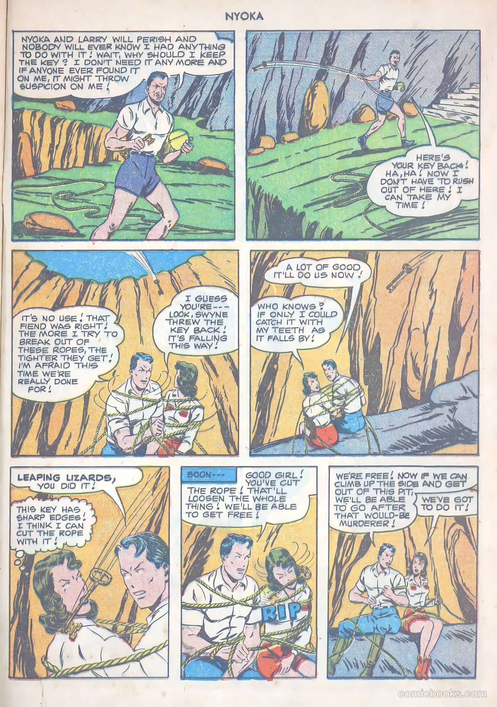 Nyoka the Jungle Girl #53 — page 49 of 52
