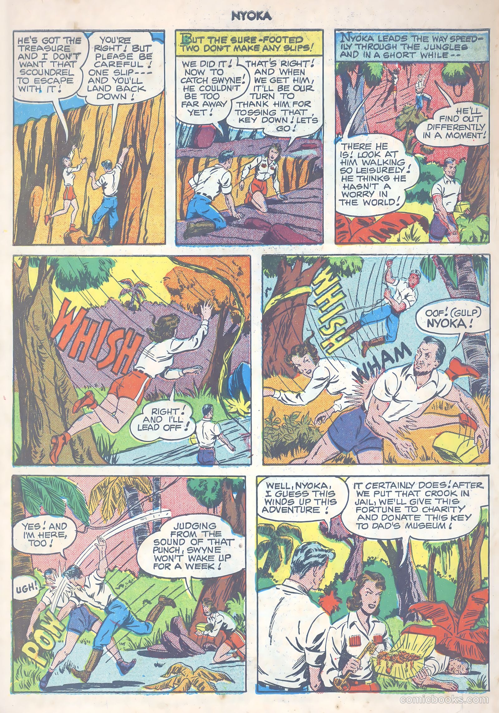 Nyoka the Jungle Girl #53 — page 50 of 52