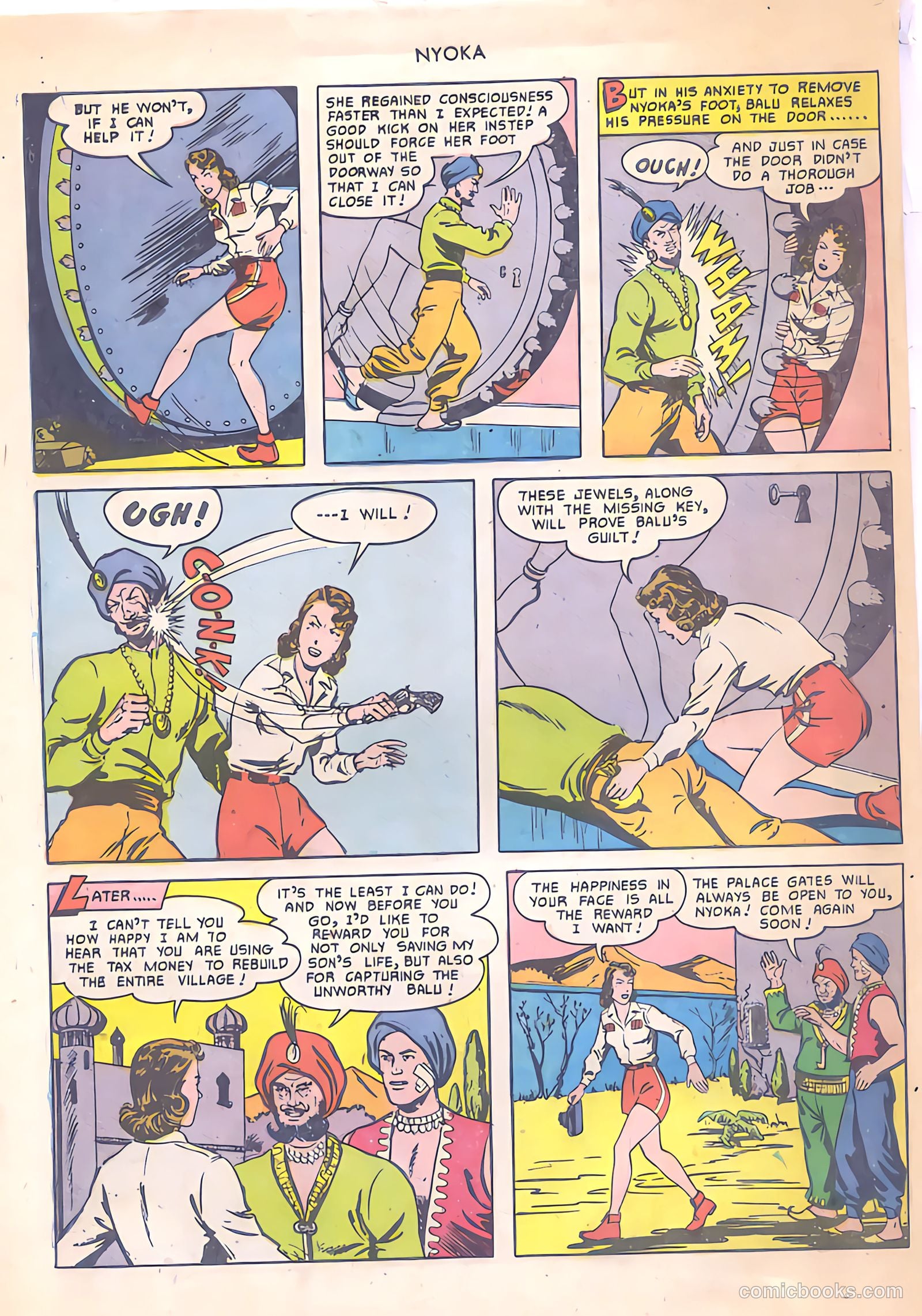 Nyoka the Jungle Girl #54 — page 50 of 52