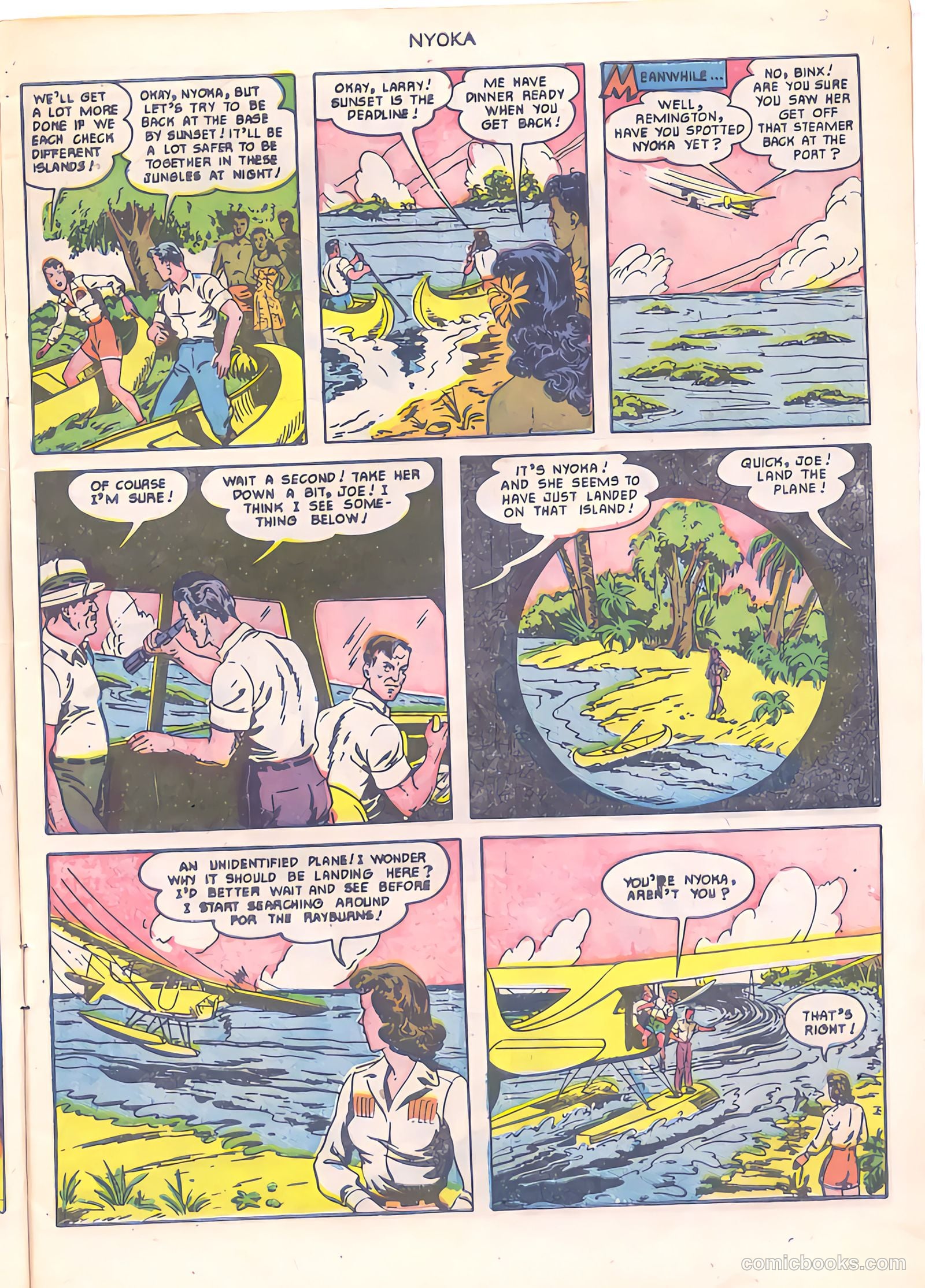 Nyoka the Jungle Girl #55 — page 7 of 36