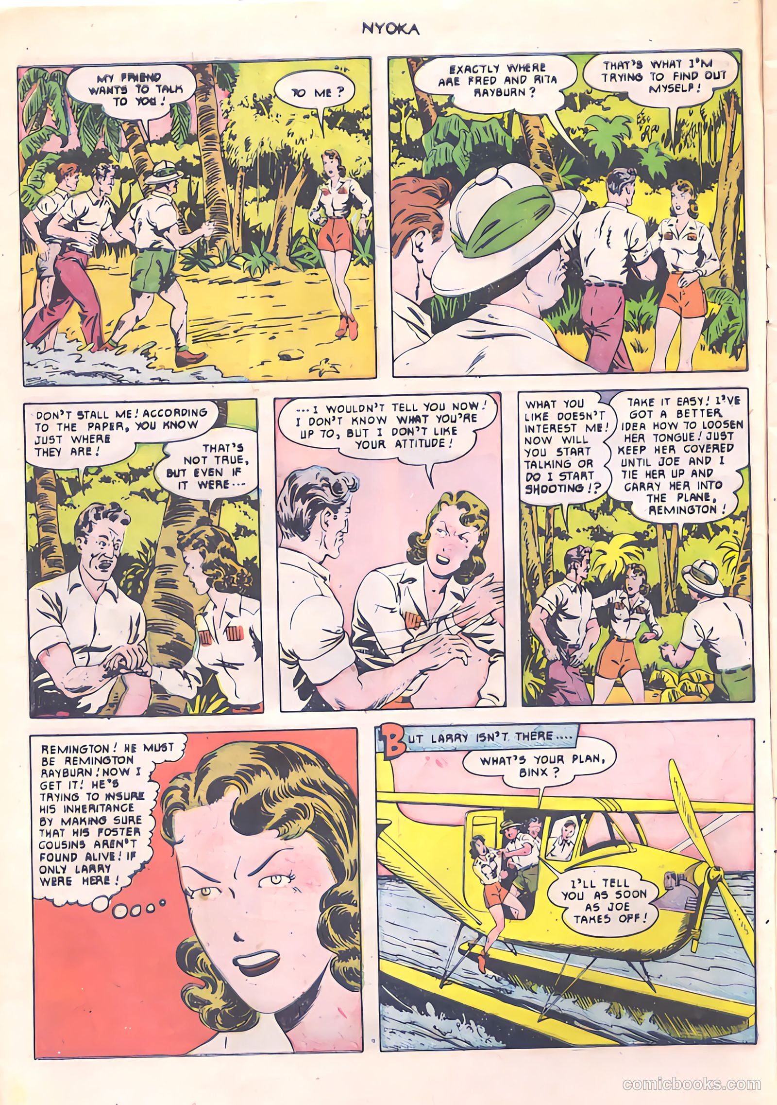 Nyoka the Jungle Girl #55 — page 8 of 36