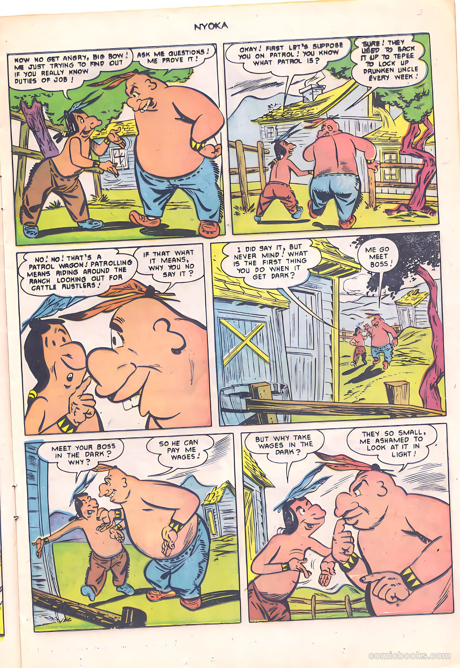 Nyoka the Jungle Girl #55 — page 13 of 36