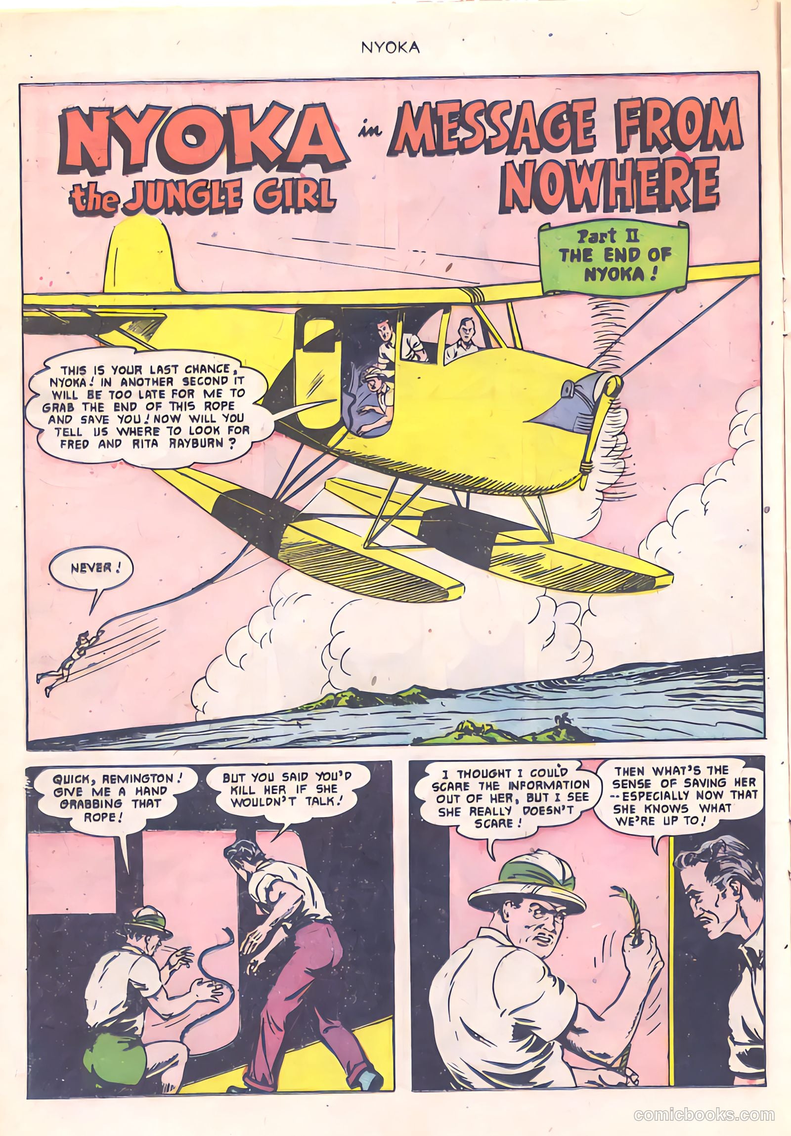 Nyoka the Jungle Girl #55 — page 16 of 36