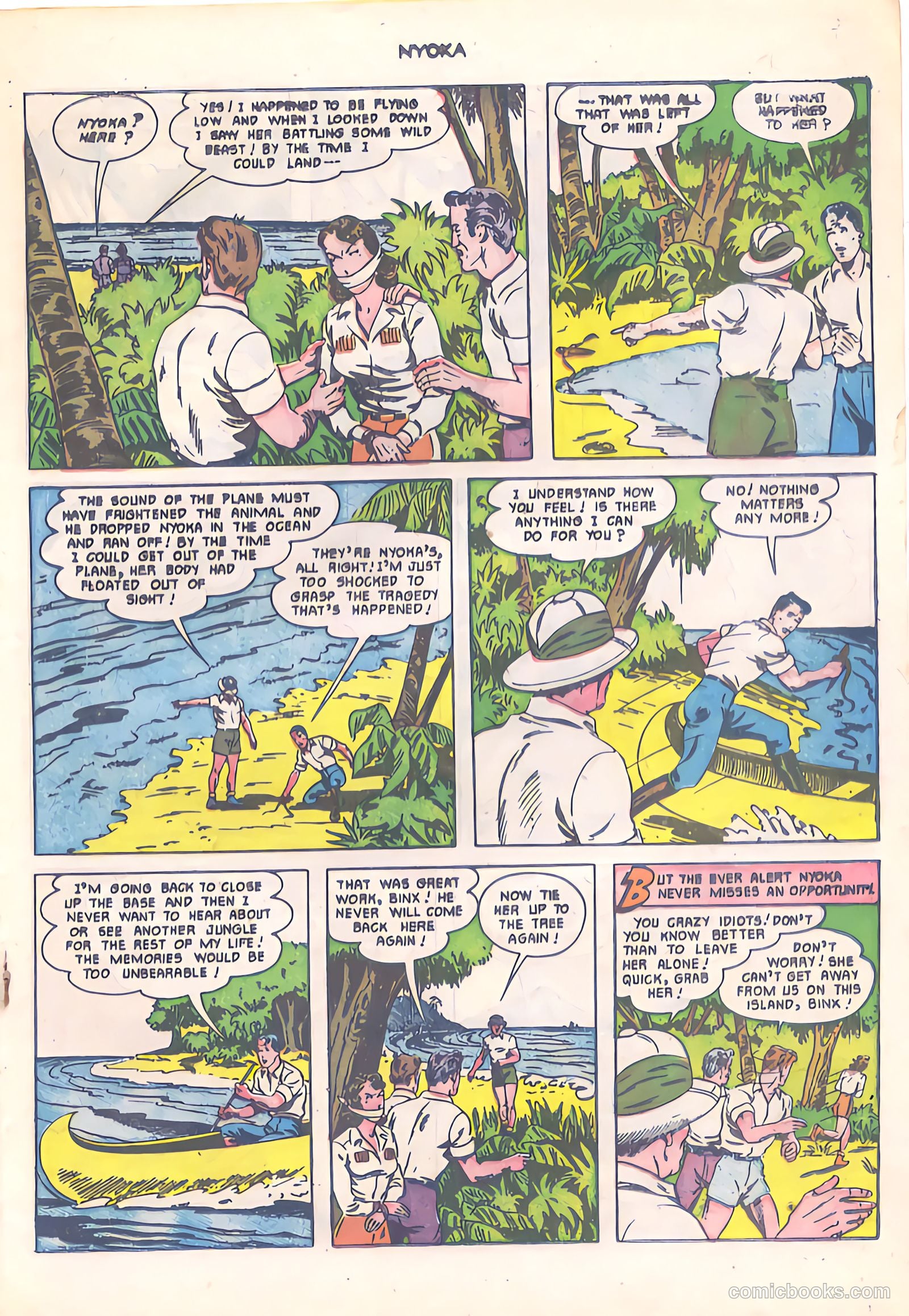 Nyoka the Jungle Girl #55 — page 19 of 36
