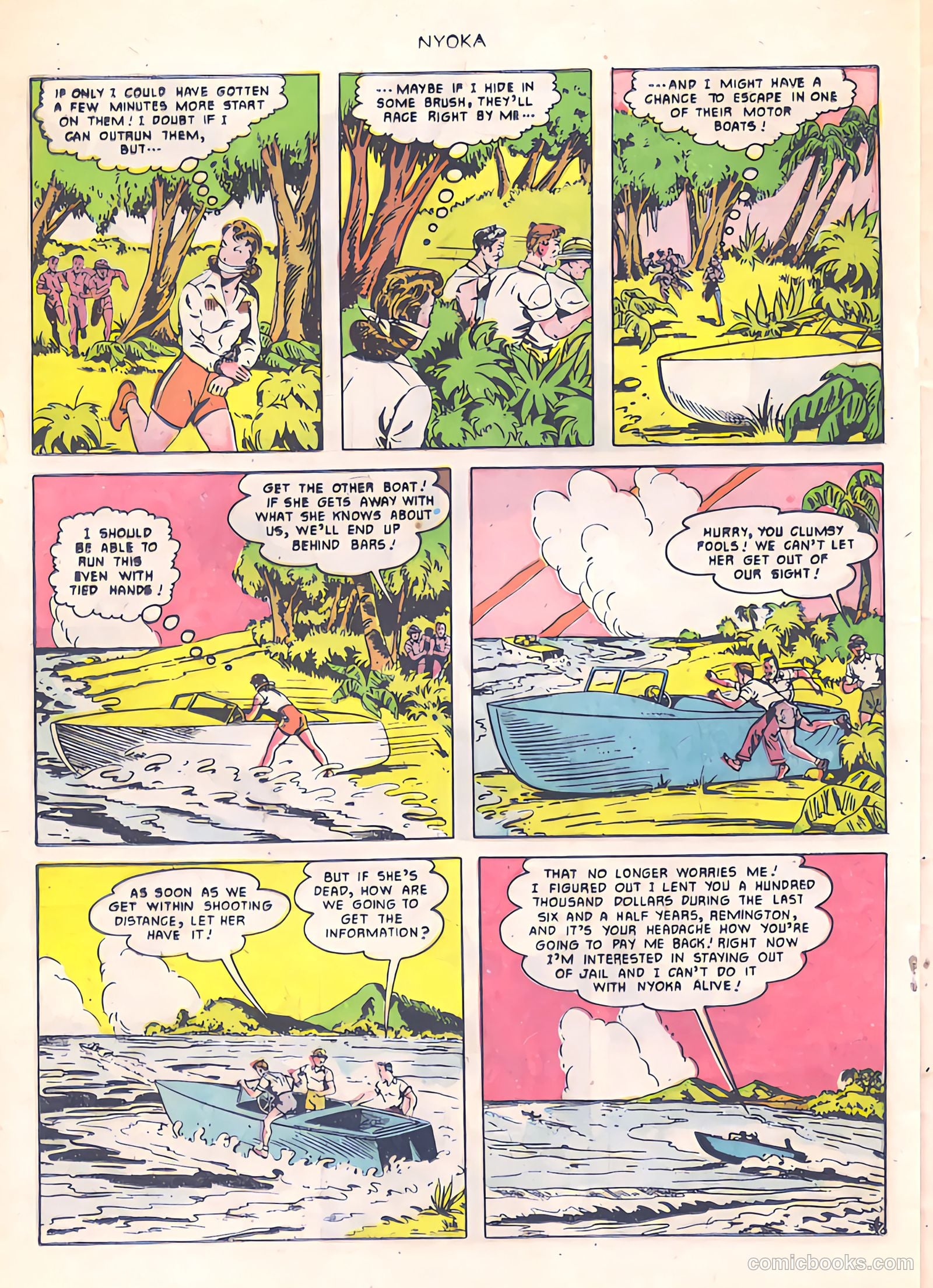 Nyoka the Jungle Girl #55 — page 20 of 36