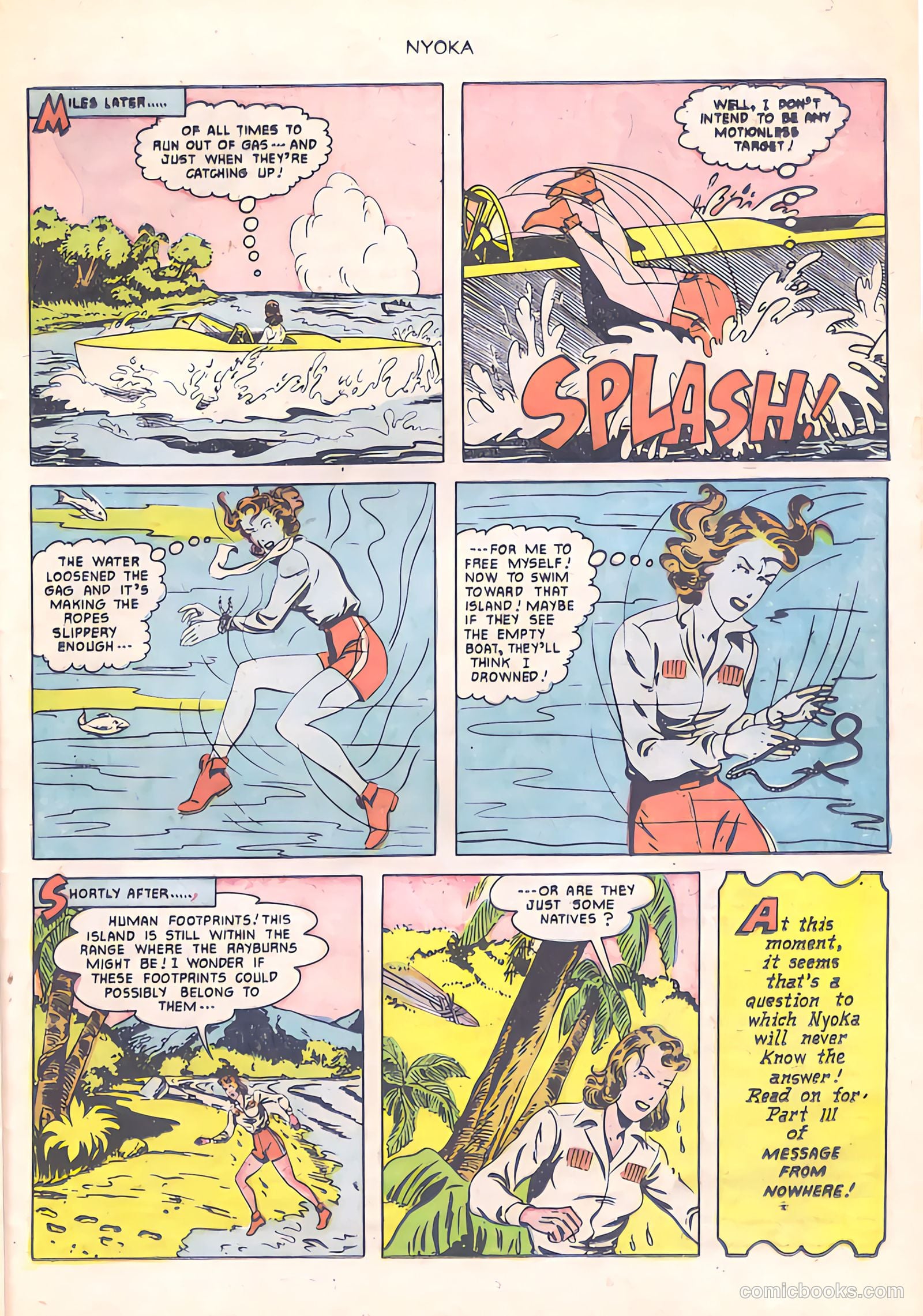 Nyoka the Jungle Girl #55 — page 21 of 36