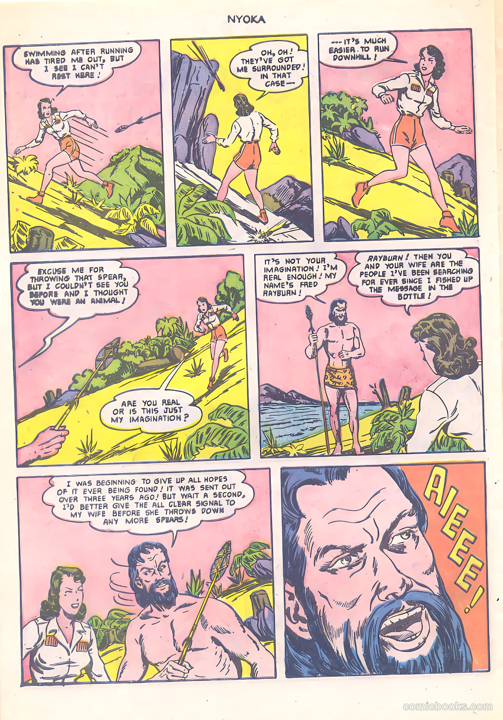 Nyoka the Jungle Girl #55 — page 30 of 36