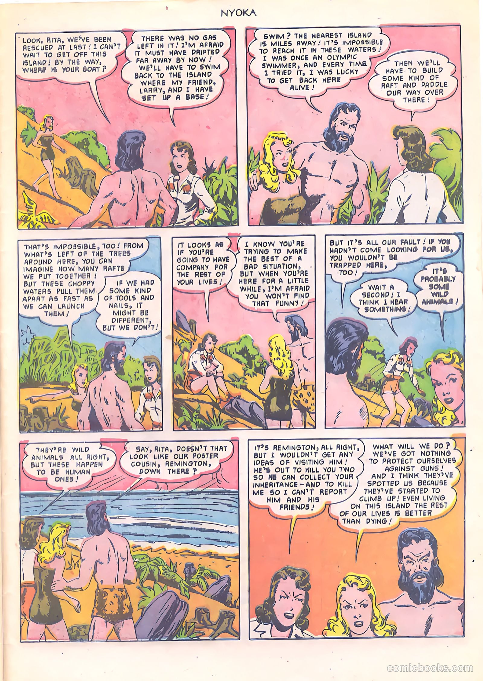 Nyoka the Jungle Girl #55 — page 31 of 36