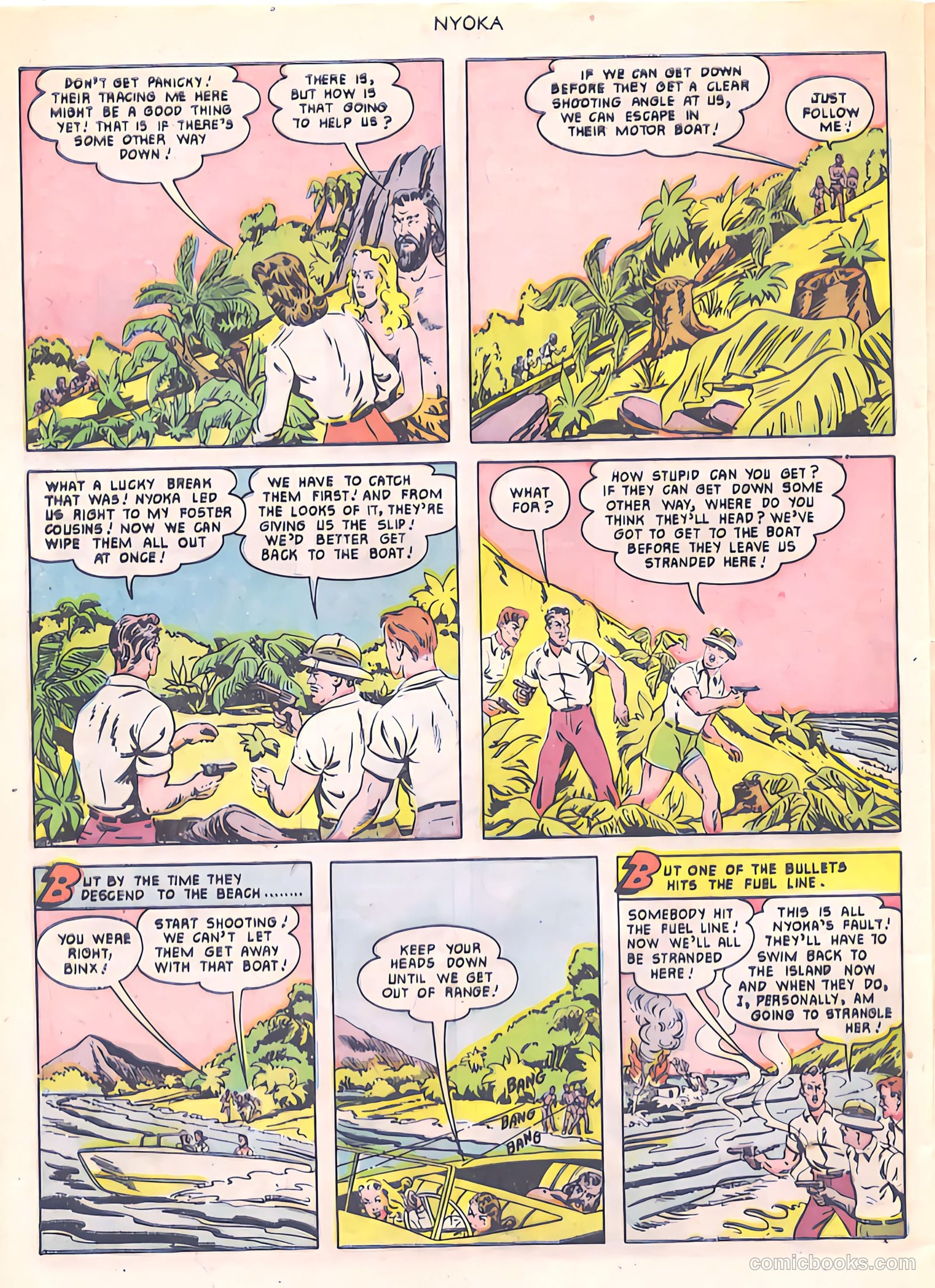 Nyoka the Jungle Girl #55 — page 32 of 36