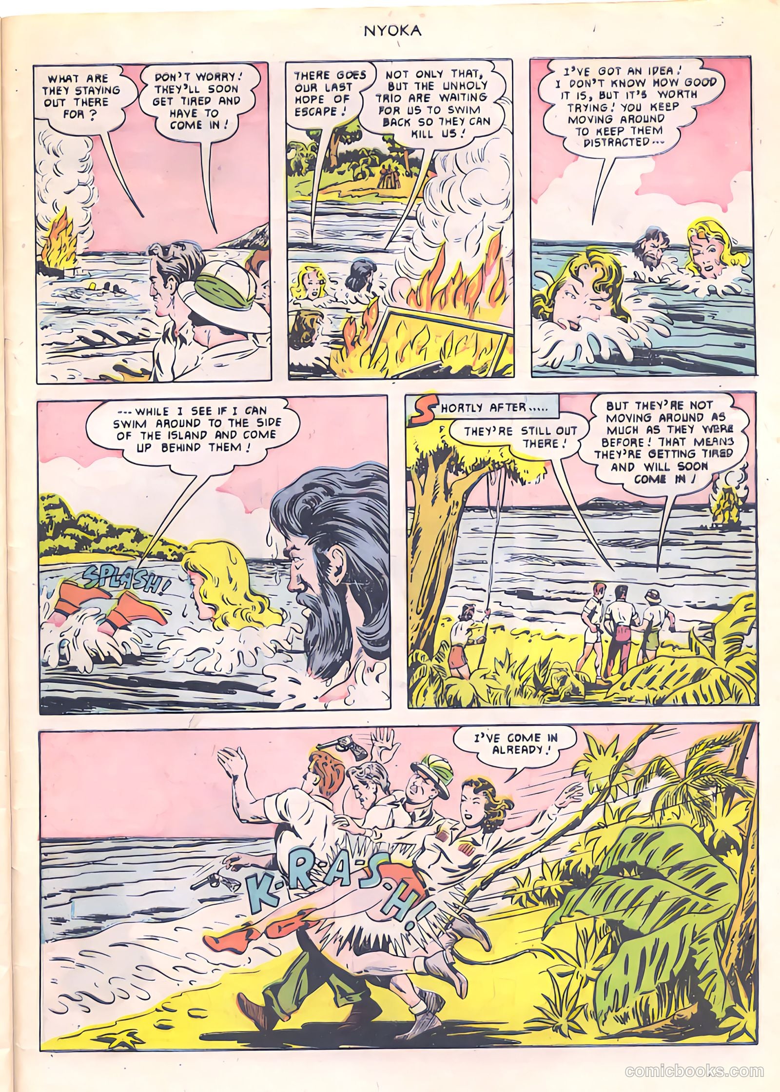 Nyoka the Jungle Girl #55 — page 33 of 36