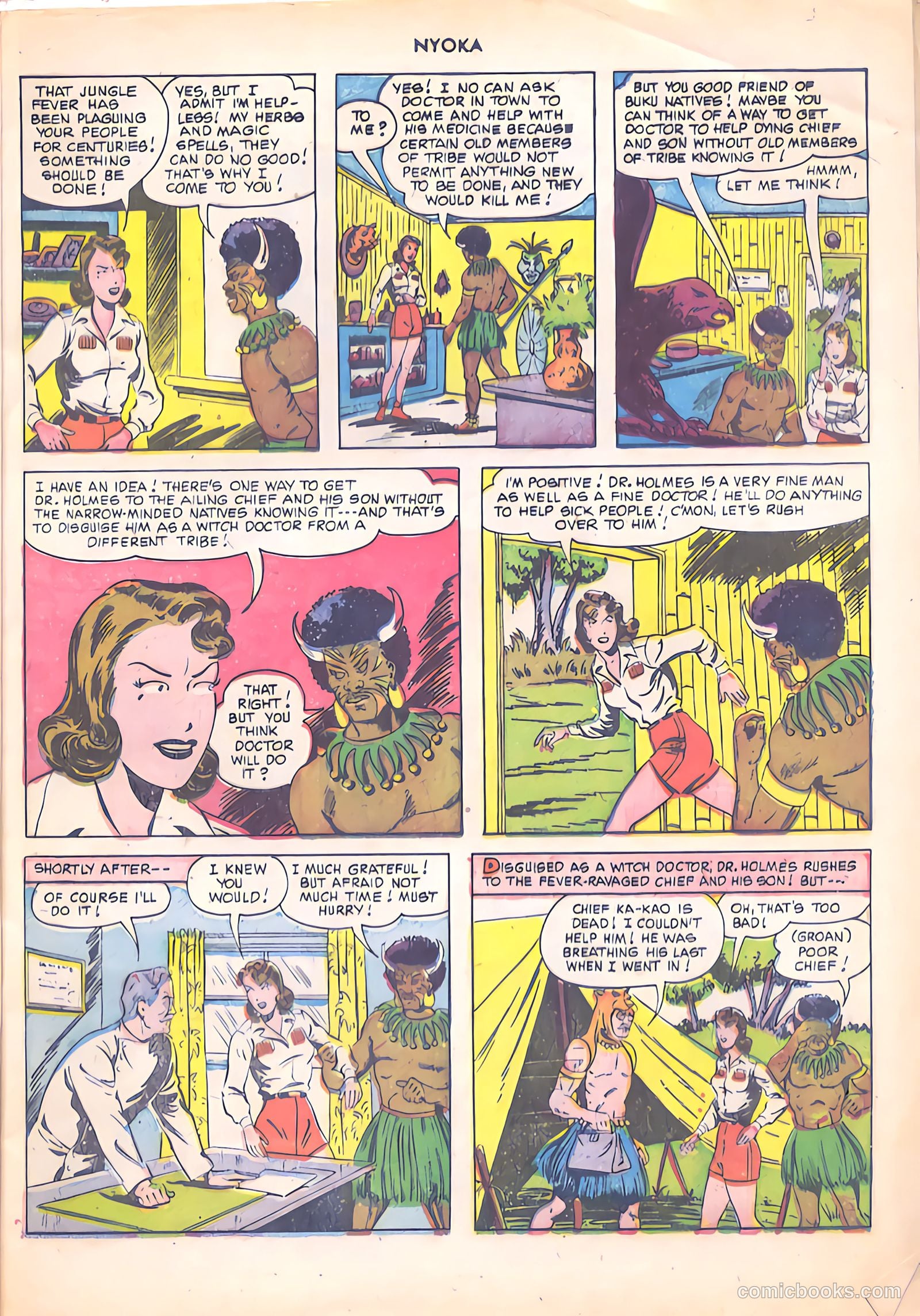 Nyoka the Jungle Girl #56 — page 5 of 52