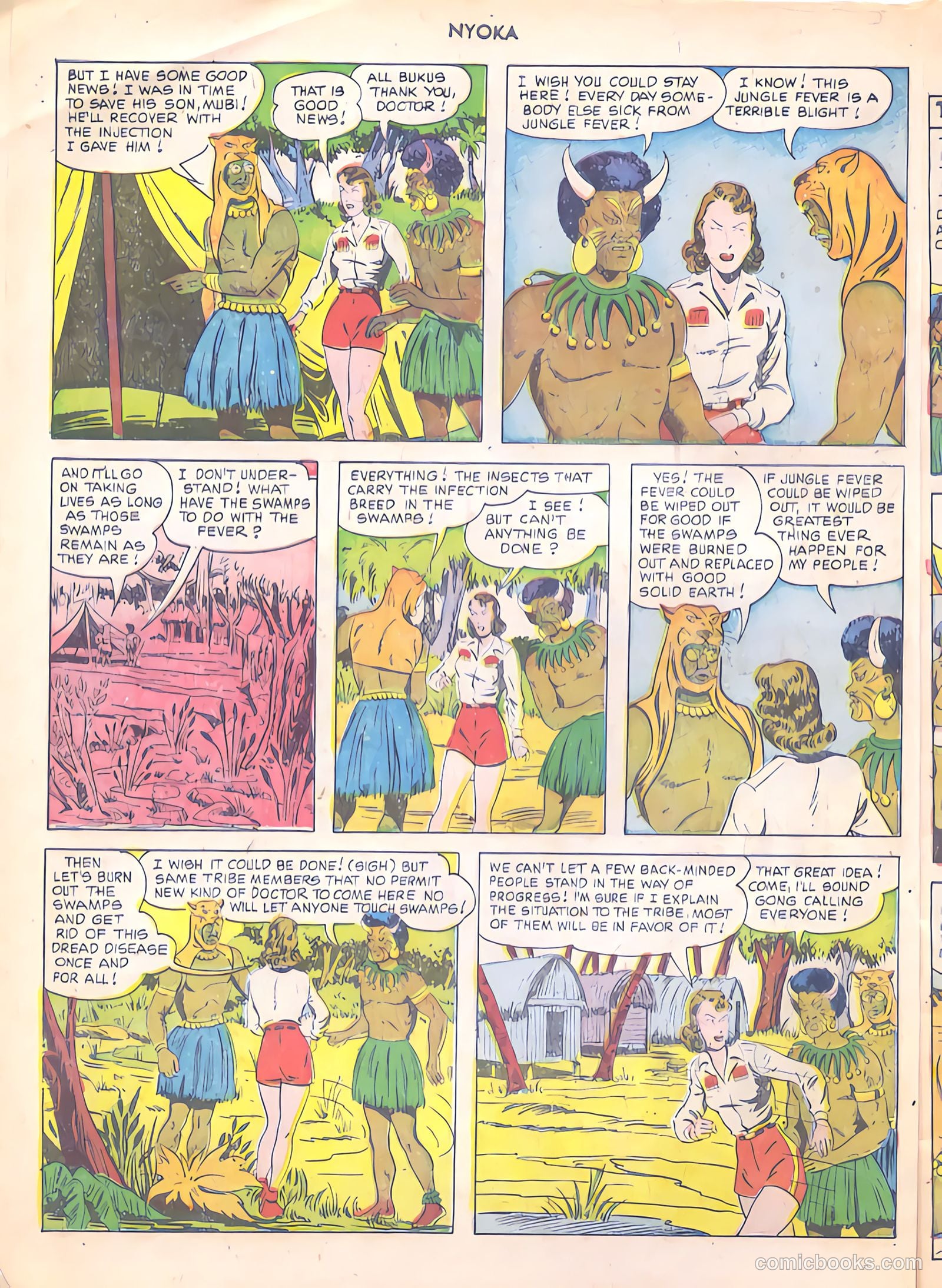Nyoka the Jungle Girl #56 — page 6 of 52