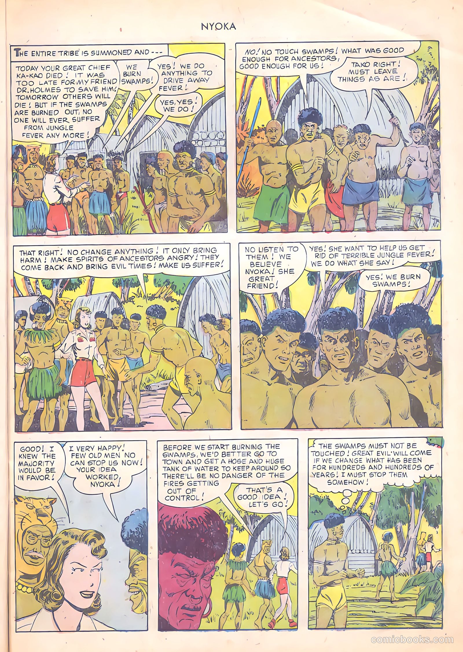 Nyoka the Jungle Girl #56 — page 7 of 52