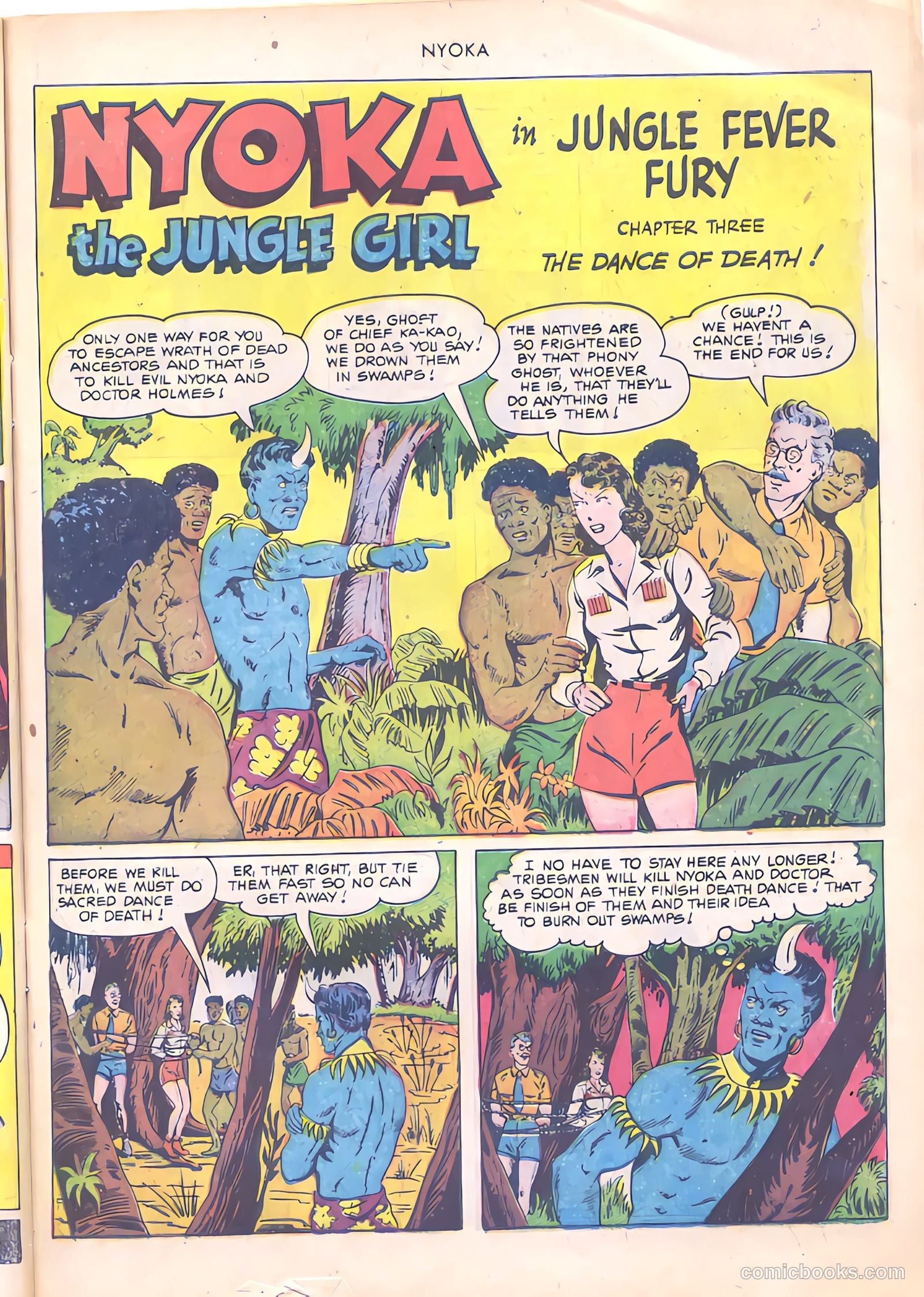 Nyoka the Jungle Girl #56 — page 19 of 52