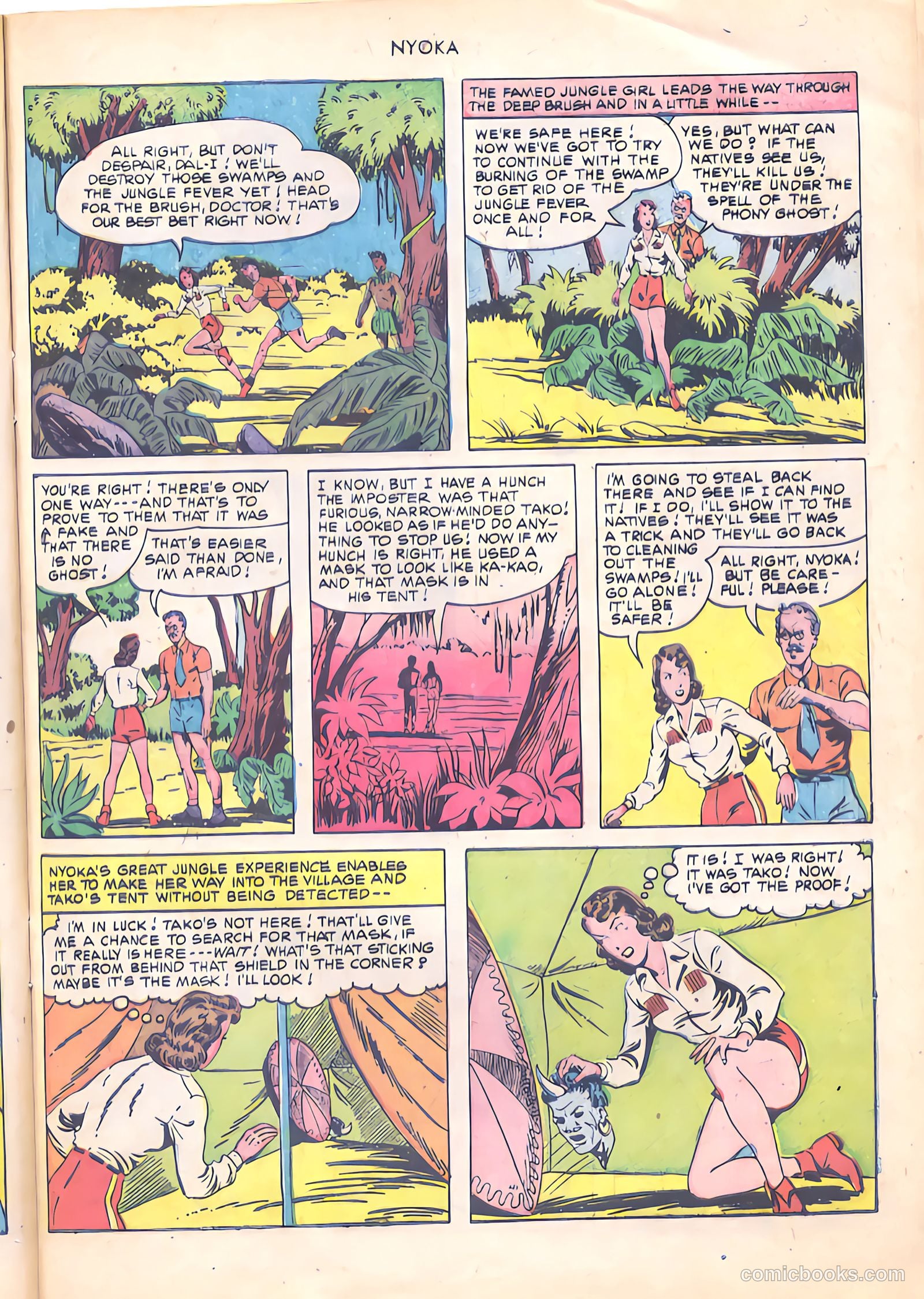 Nyoka the Jungle Girl #56 — page 21 of 52