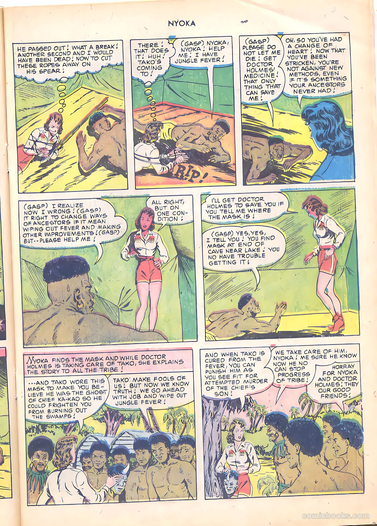 Nyoka the Jungle Girl #56 — page 23 of 52
