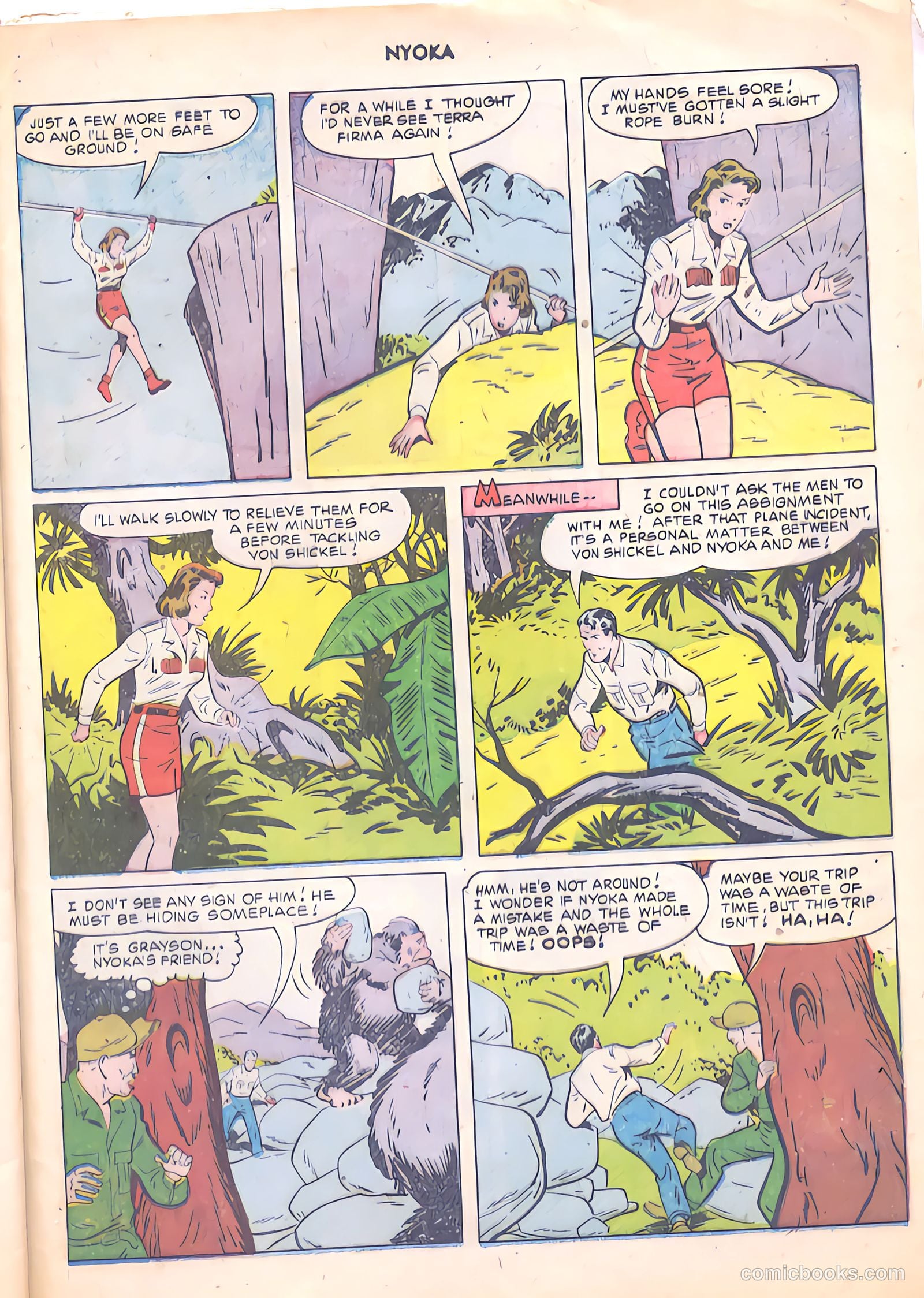 Nyoka the Jungle Girl #56 — page 45 of 52