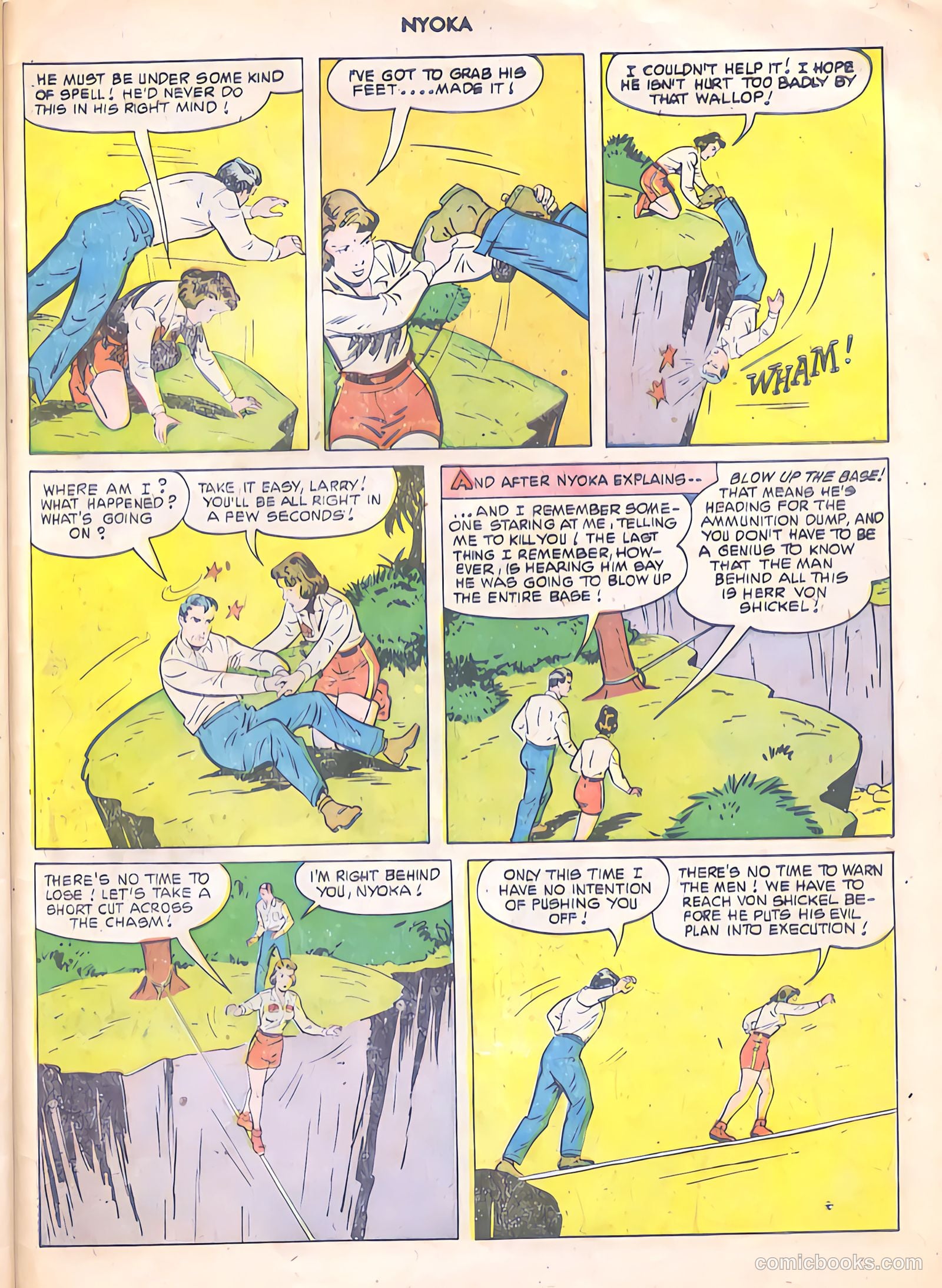 Nyoka the Jungle Girl #56 — page 47 of 52