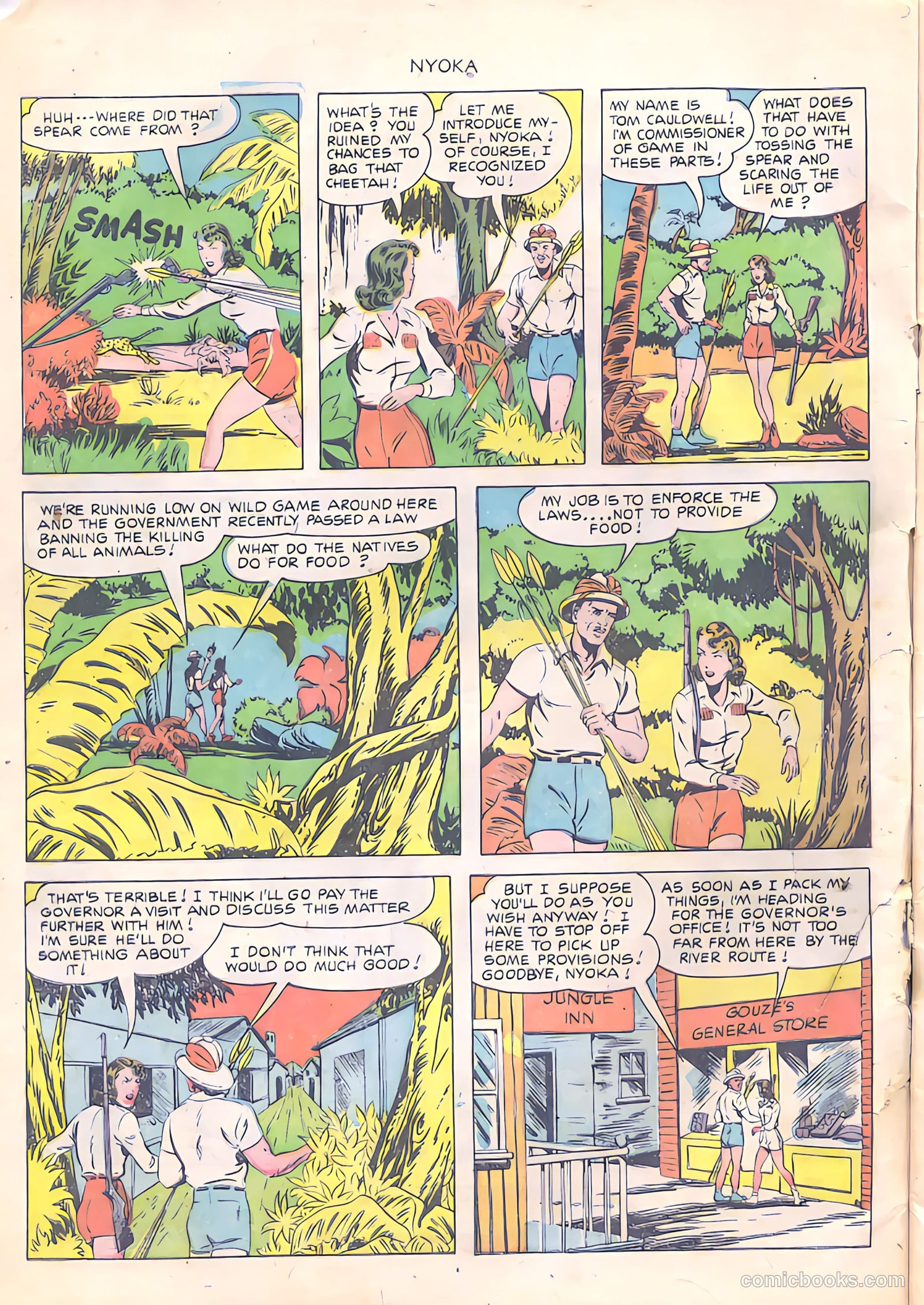 Nyoka the Jungle Girl #57 — page 4 of 36