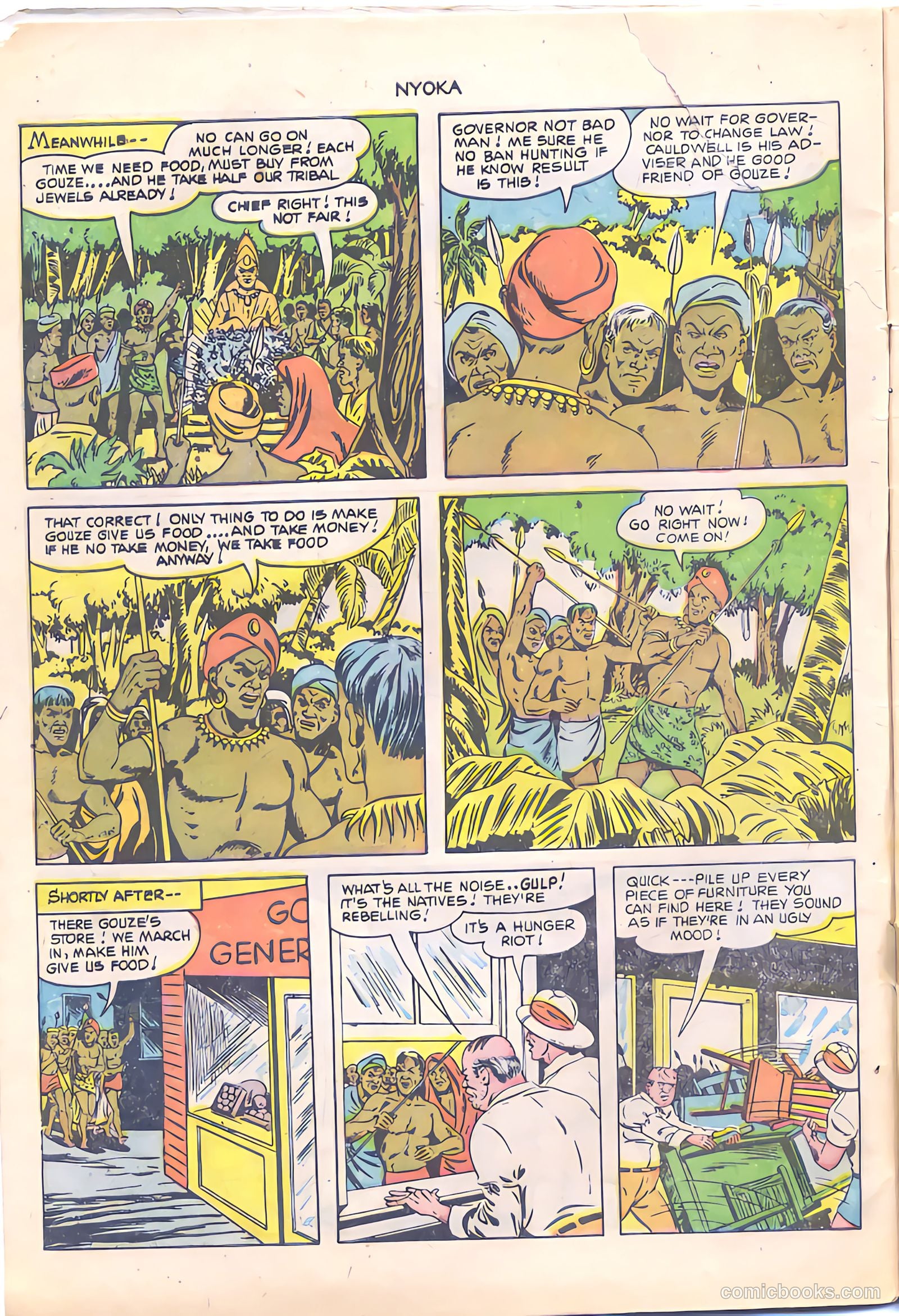 Nyoka the Jungle Girl #57 — page 6 of 36