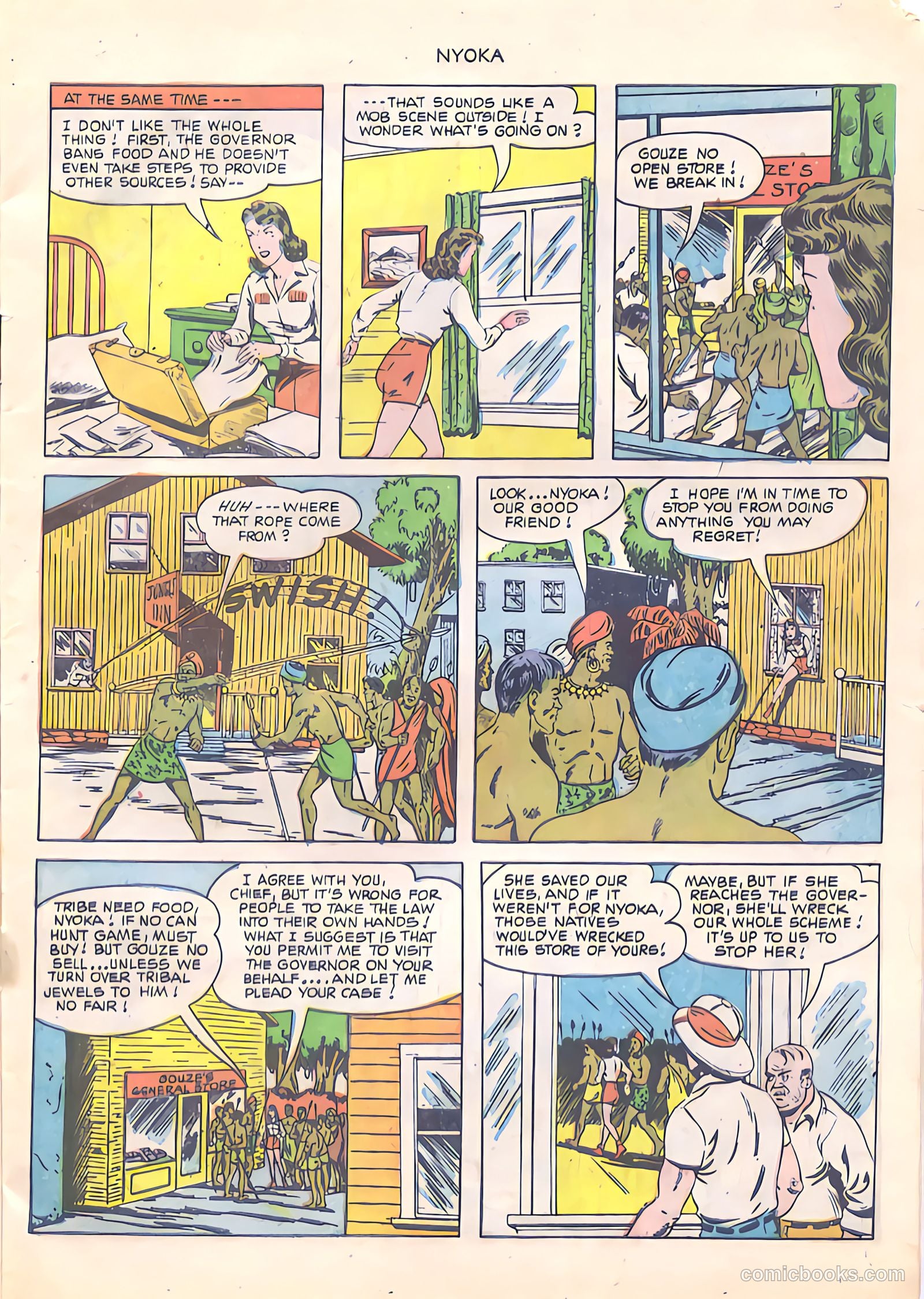 Nyoka the Jungle Girl #57 — page 7 of 36