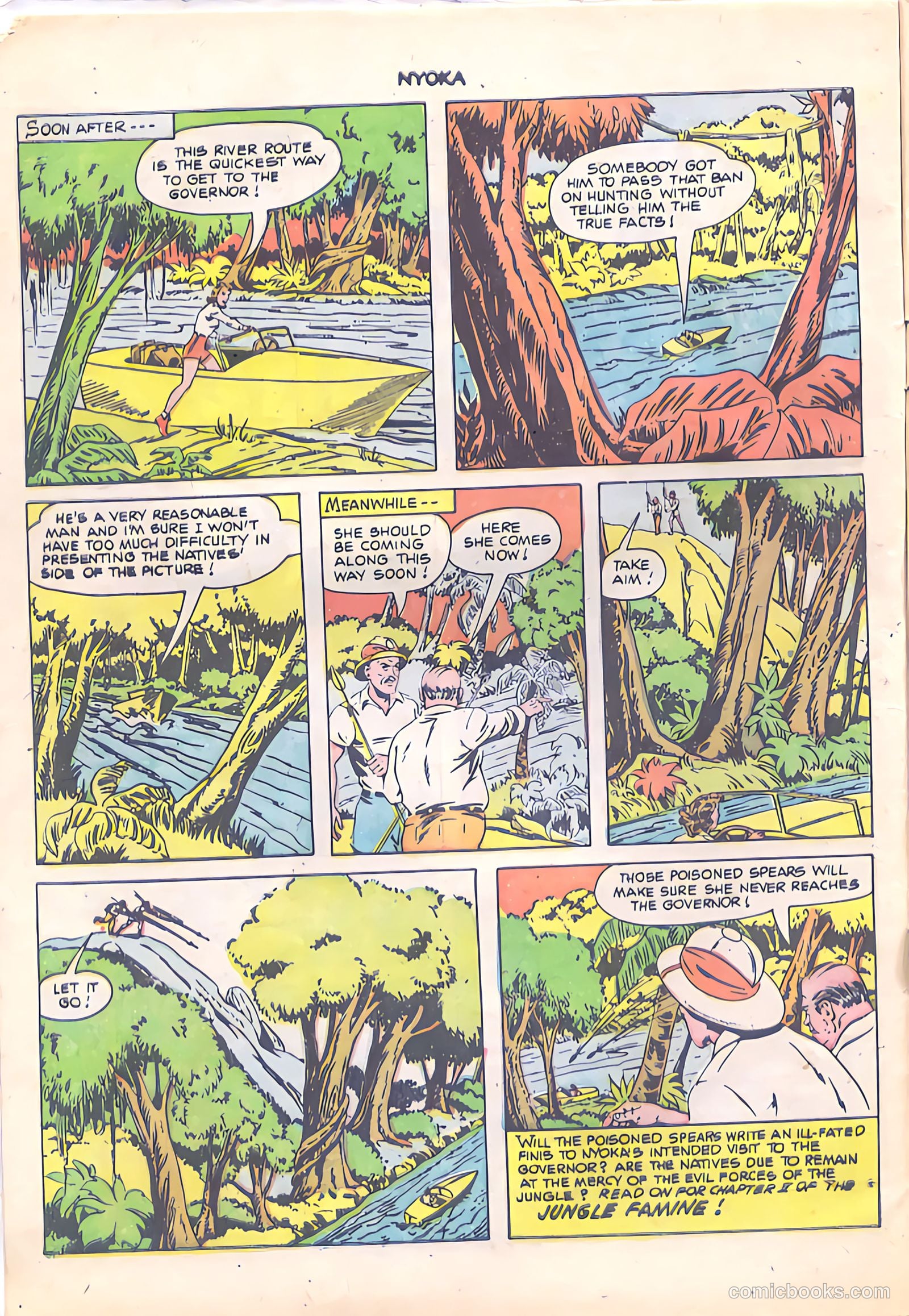 Nyoka the Jungle Girl #57 — page 8 of 36