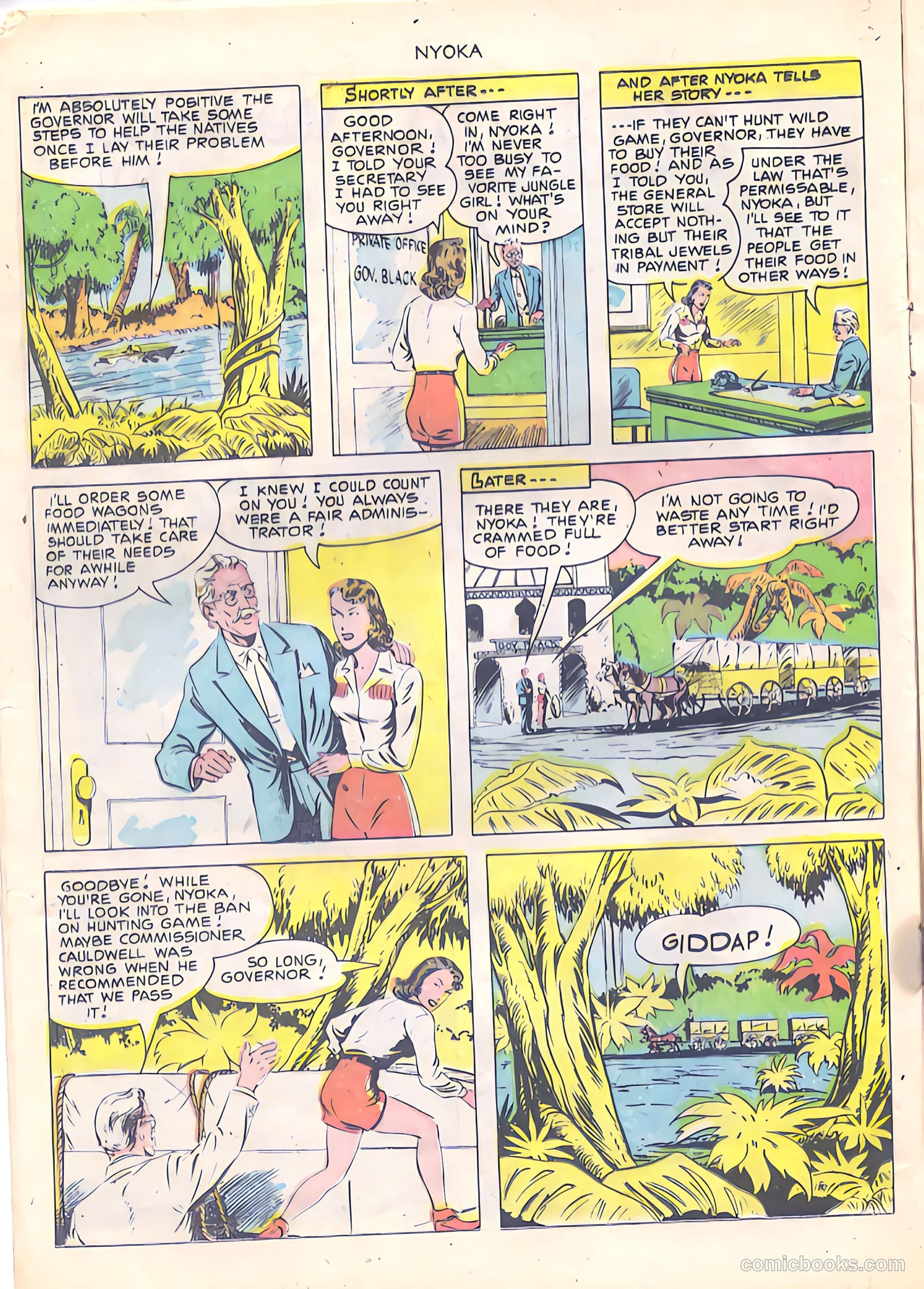 Nyoka the Jungle Girl #57 — page 16 of 36