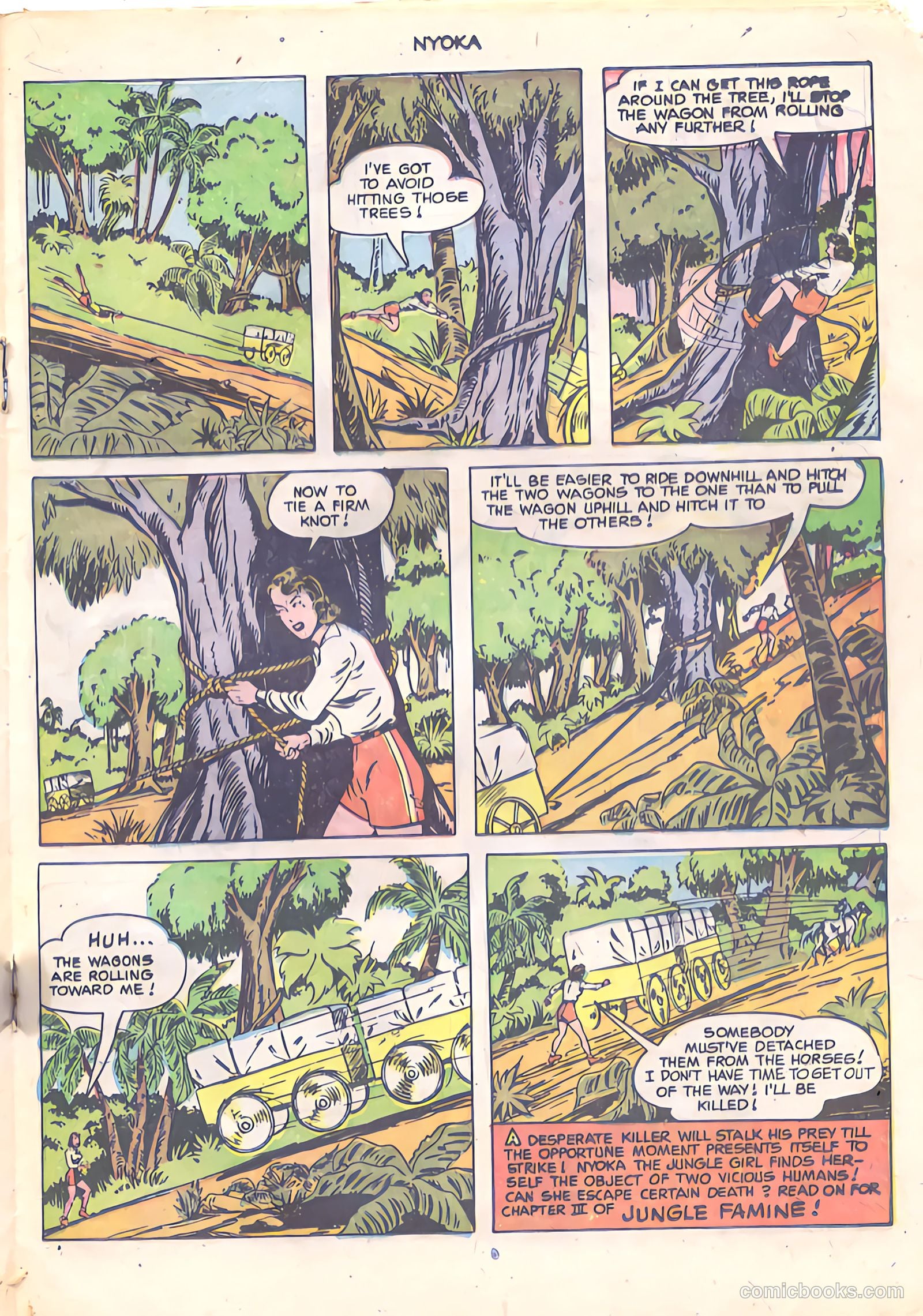 Nyoka the Jungle Girl #57 — page 19 of 36
