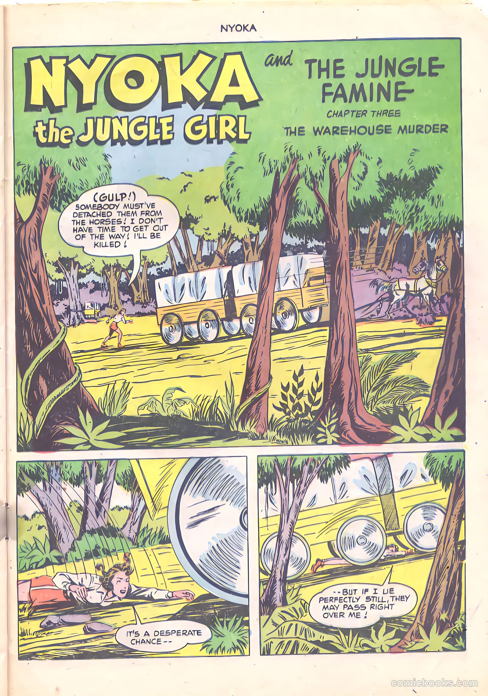 Nyoka the Jungle Girl #57 — page 23 of 36