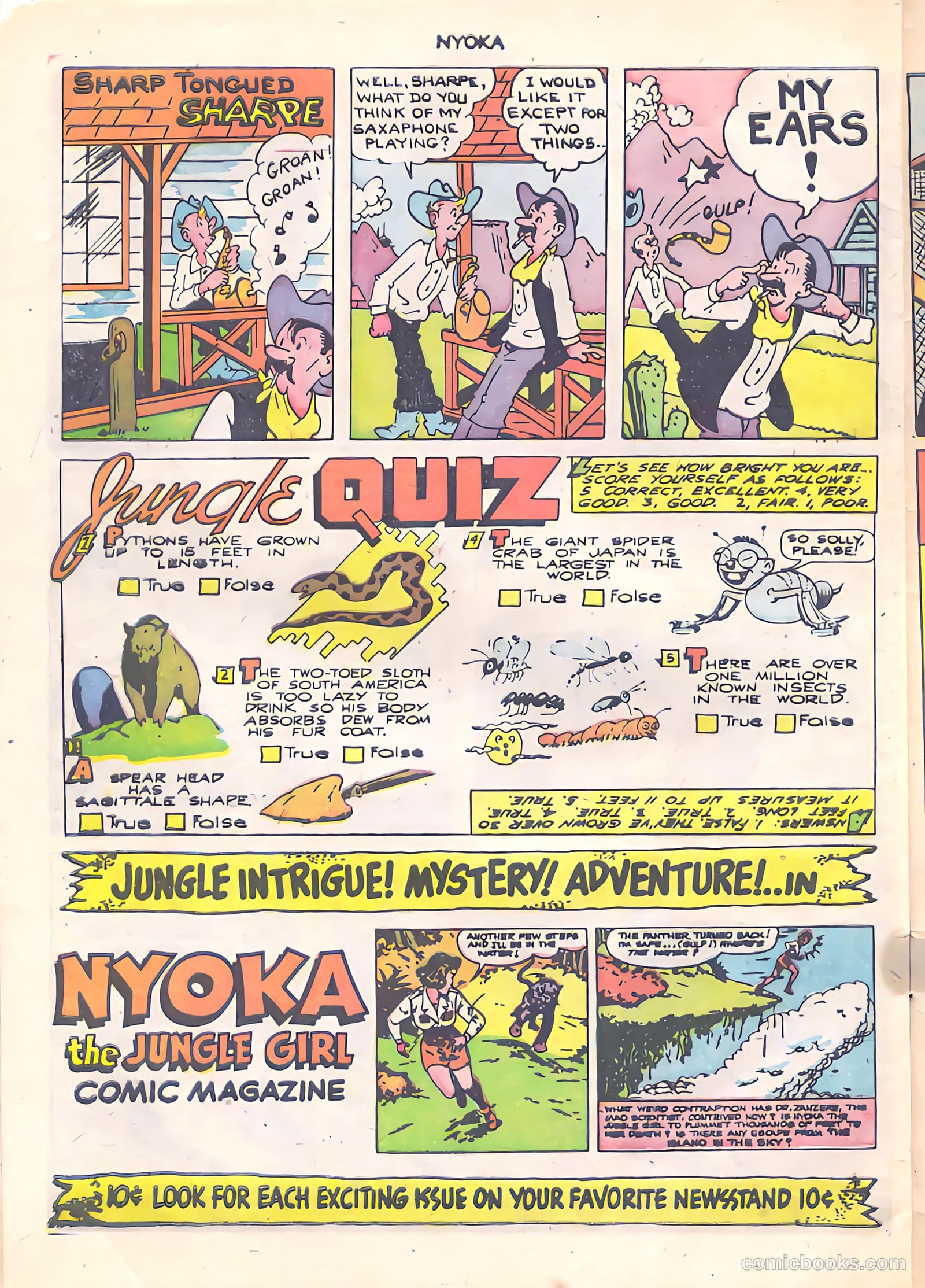 Nyoka the Jungle Girl #57 — page 28 of 36