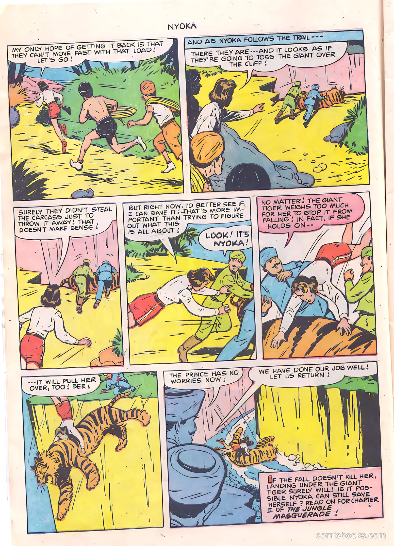 Nyoka the Jungle Girl #58 — page 8 of 36