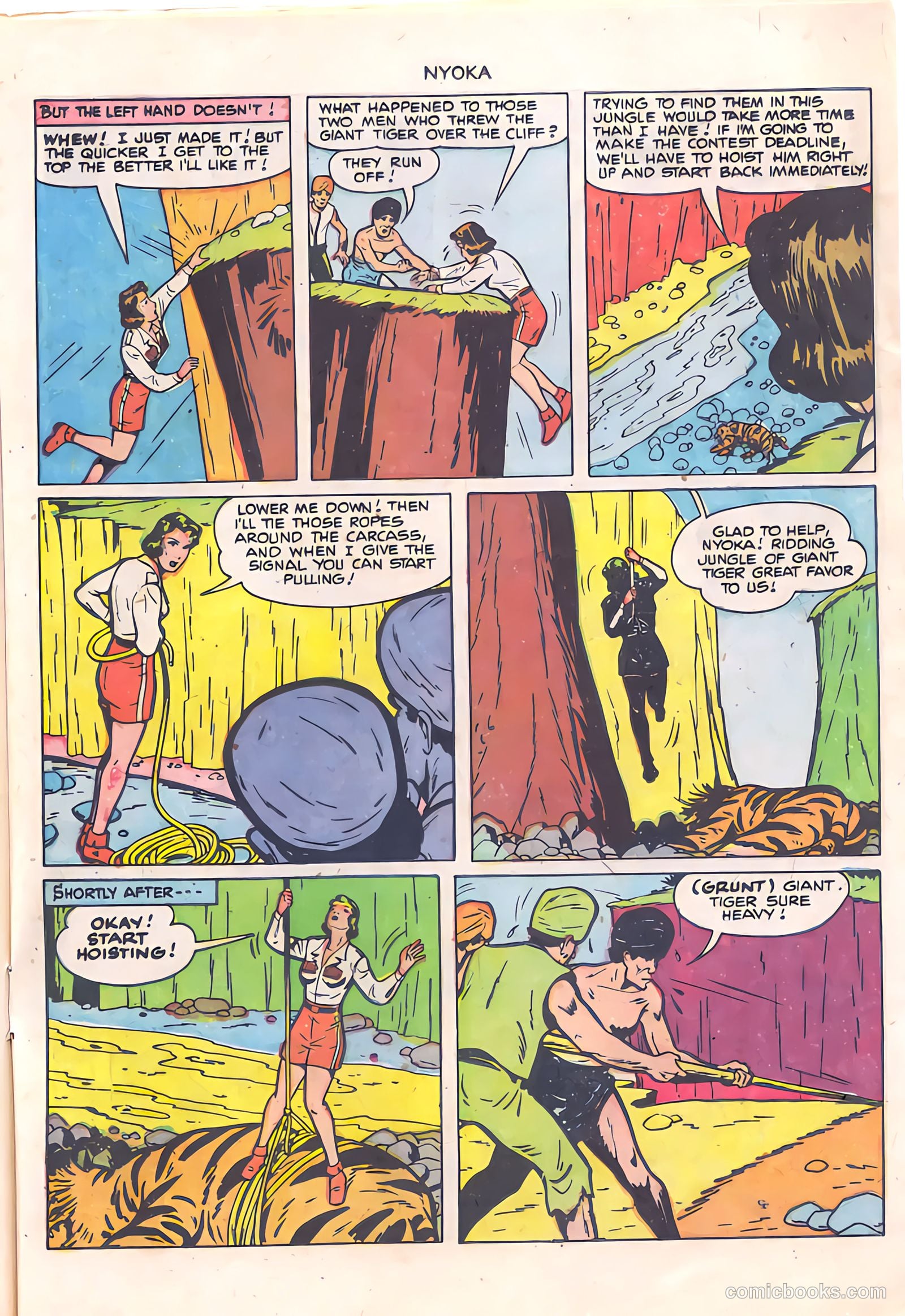 Nyoka the Jungle Girl #58 — page 17 of 36