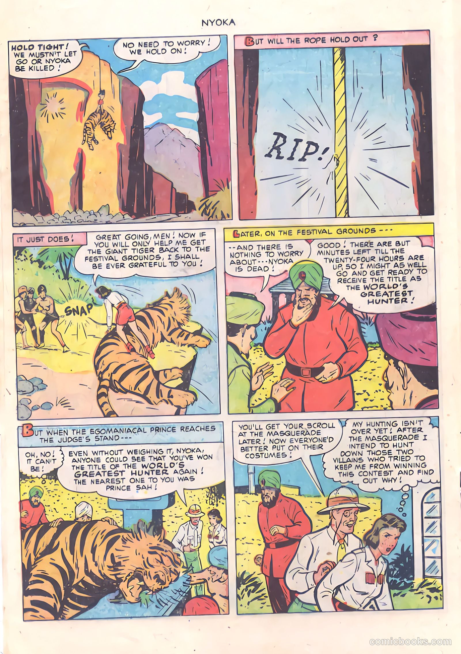 Nyoka the Jungle Girl #58 — page 18 of 36
