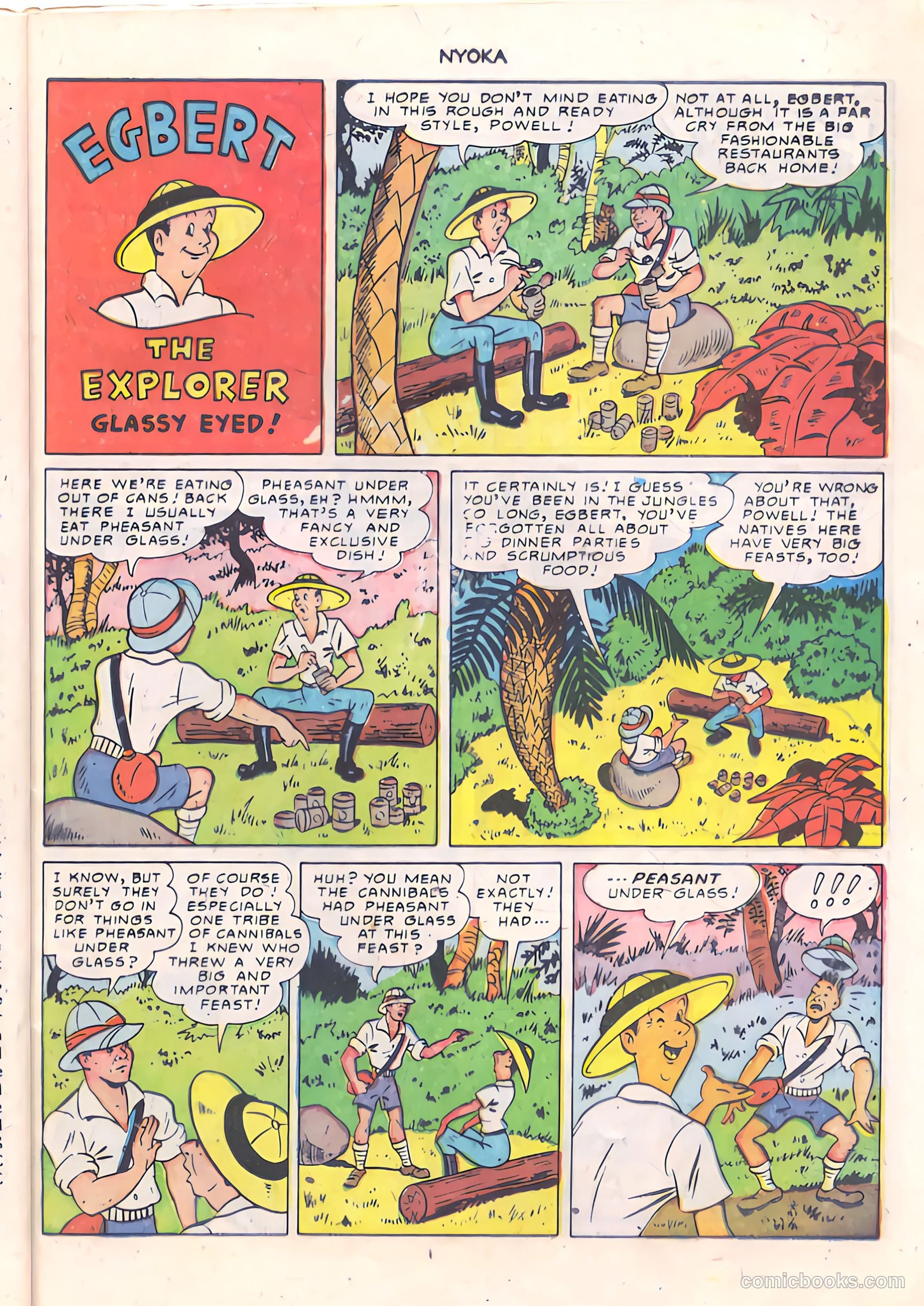 Nyoka the Jungle Girl #58 — page 23 of 36
