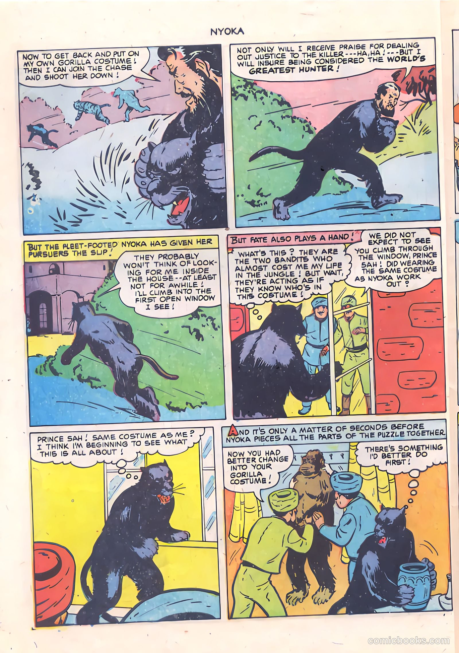 Nyoka the Jungle Girl #58 — page 30 of 36