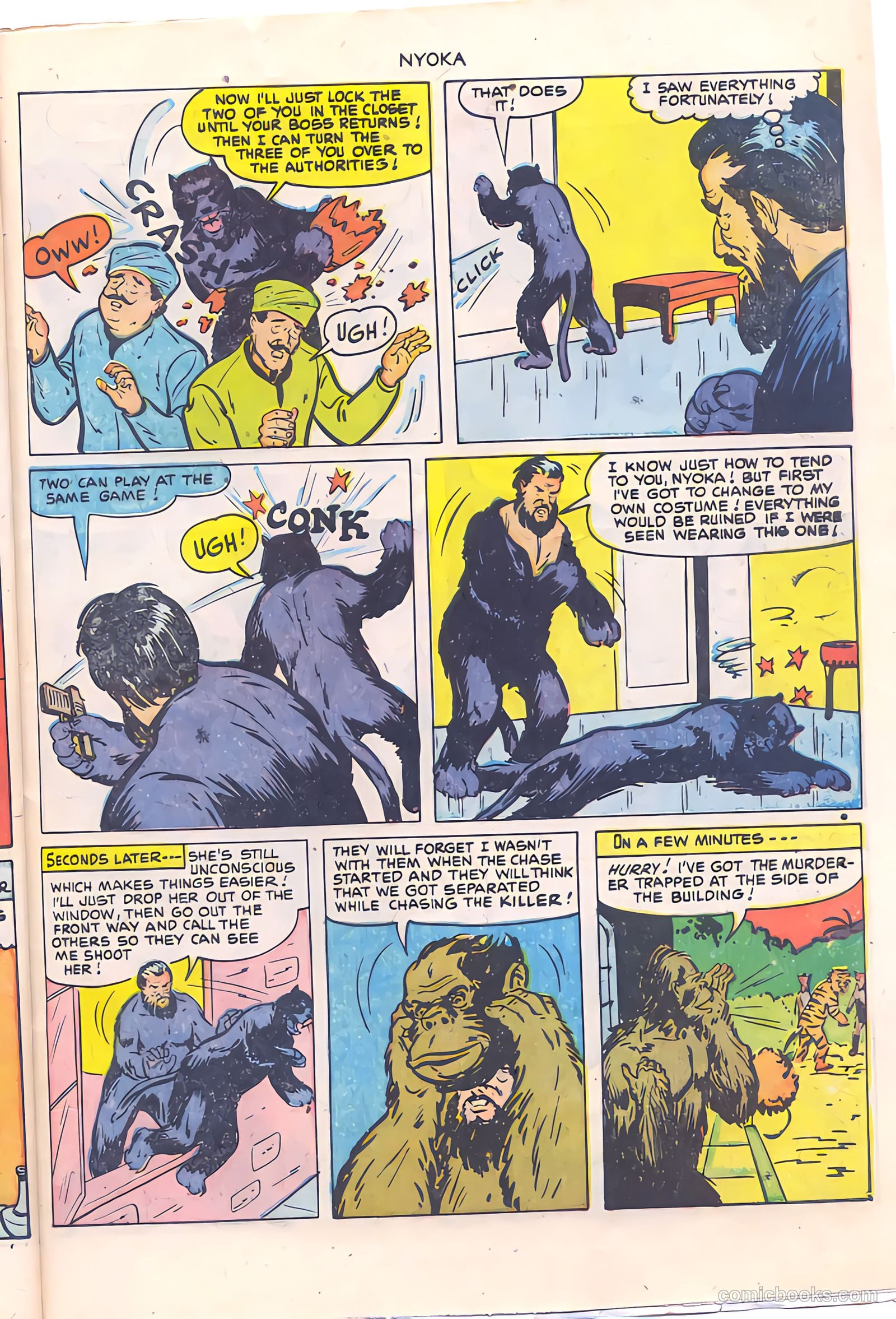Nyoka the Jungle Girl #58 — page 31 of 36