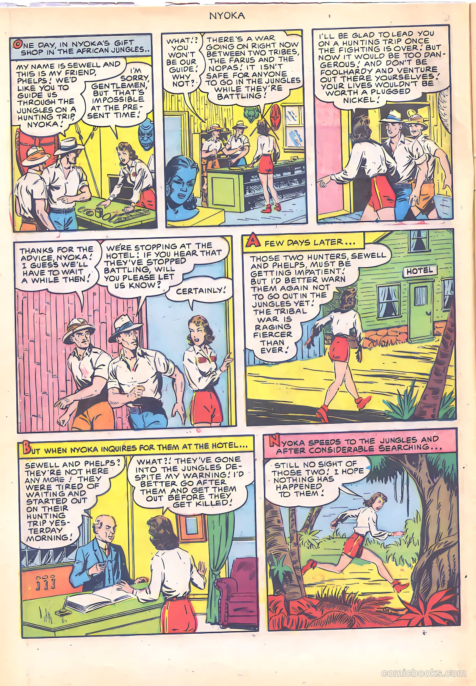 Nyoka the Jungle Girl #59 — page 4 of 36