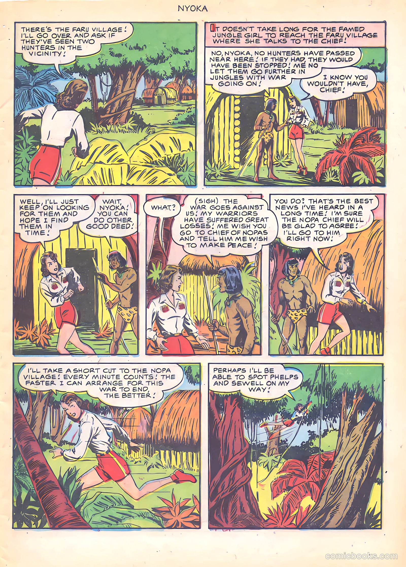 Nyoka the Jungle Girl #59 — page 5 of 36