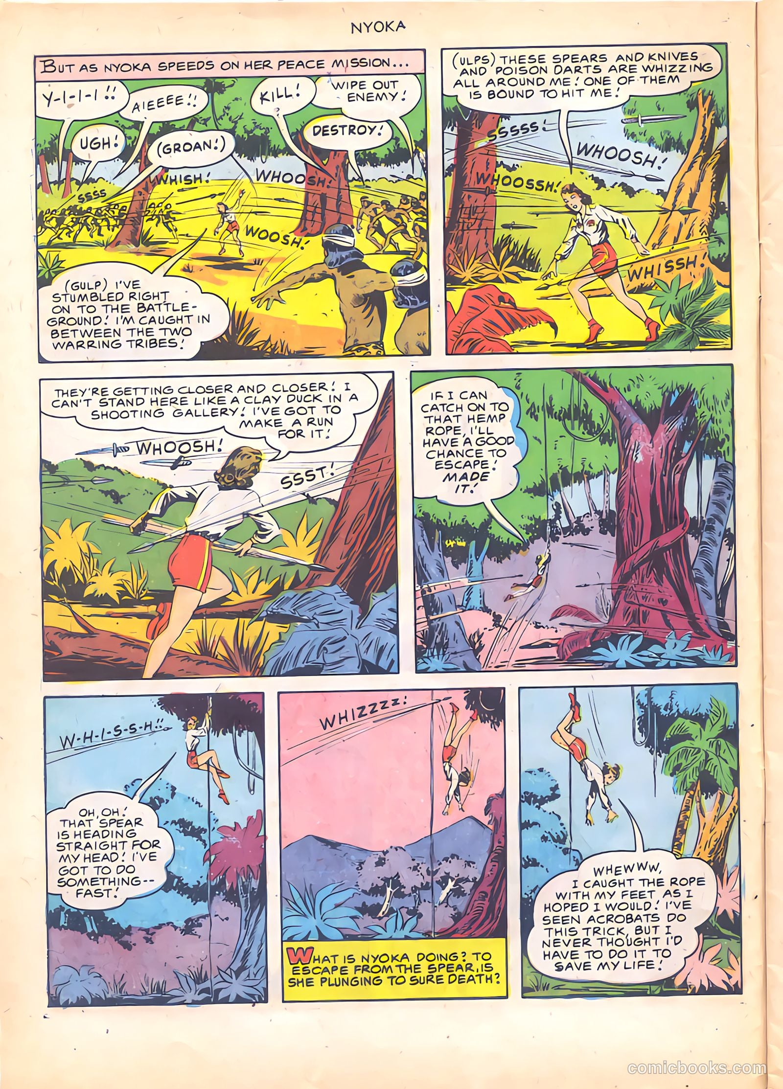 Nyoka the Jungle Girl #59 — page 6 of 36